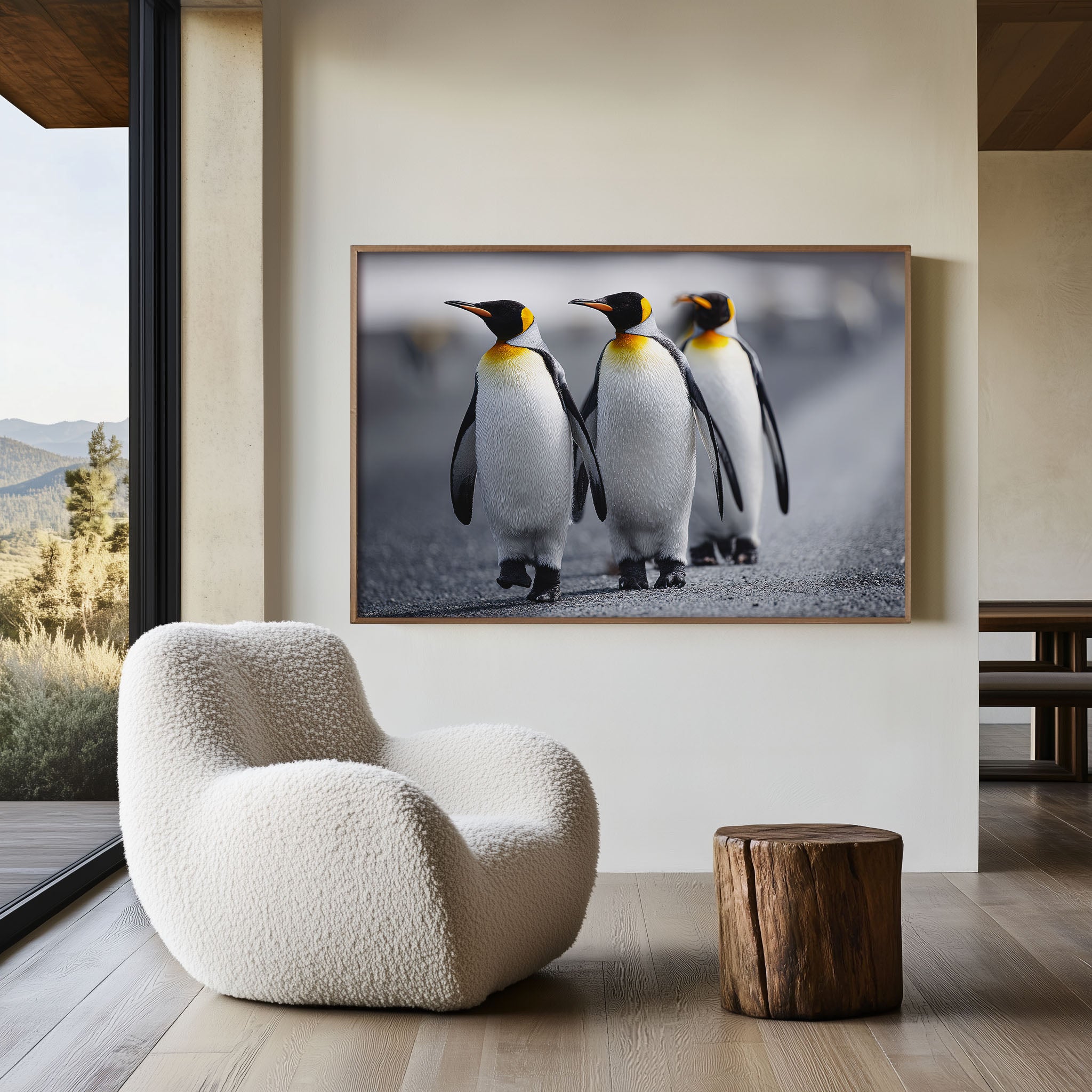King Penguin Wall Art – Antarctic Wildlife Photography Print
