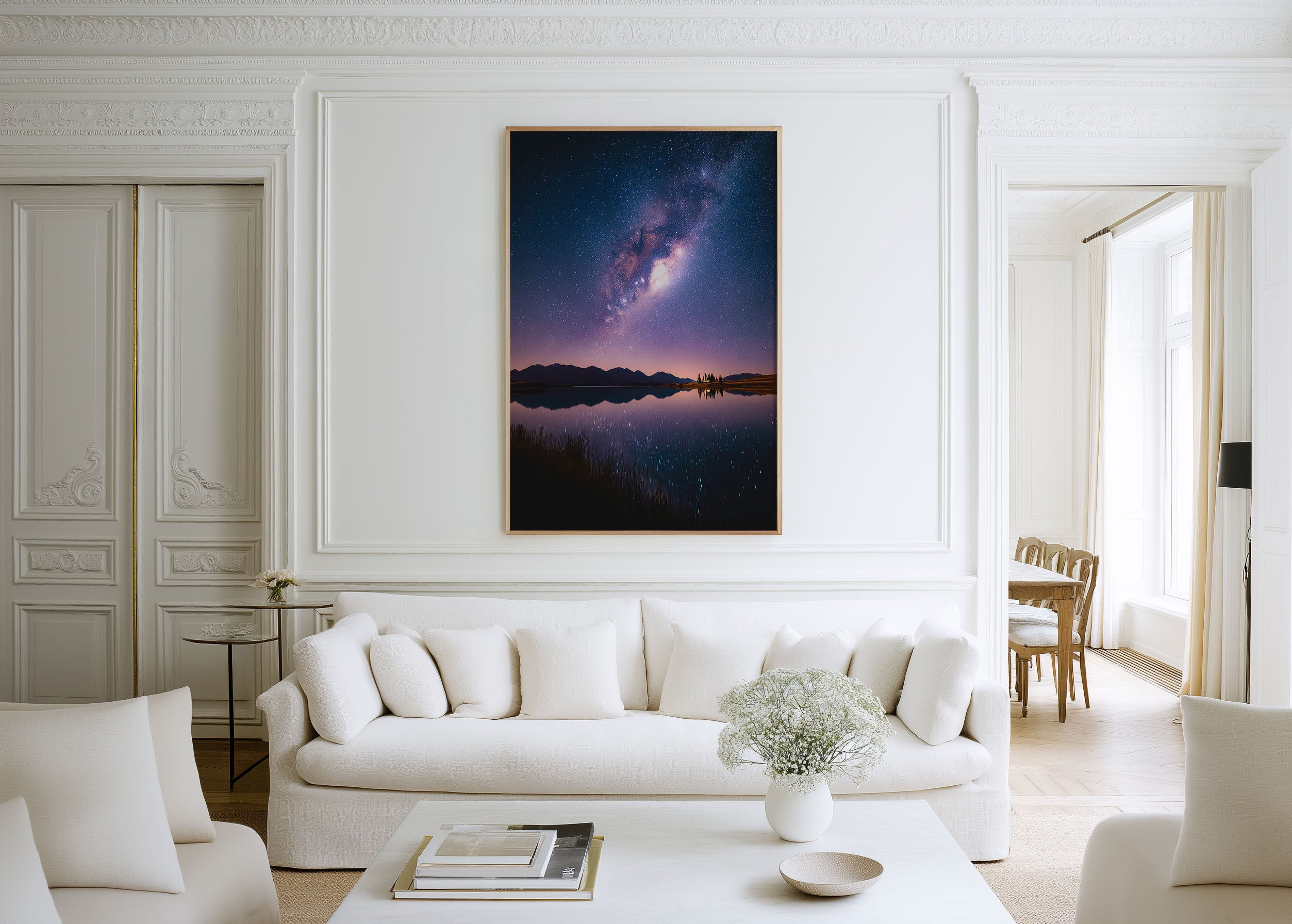 Lake Tekapo Milky Way Wall Art Print | New Zealand Night Sky Photography | Starry Galaxy Landscape Poster | Astrophotography Home Decor | NZ Nature Print