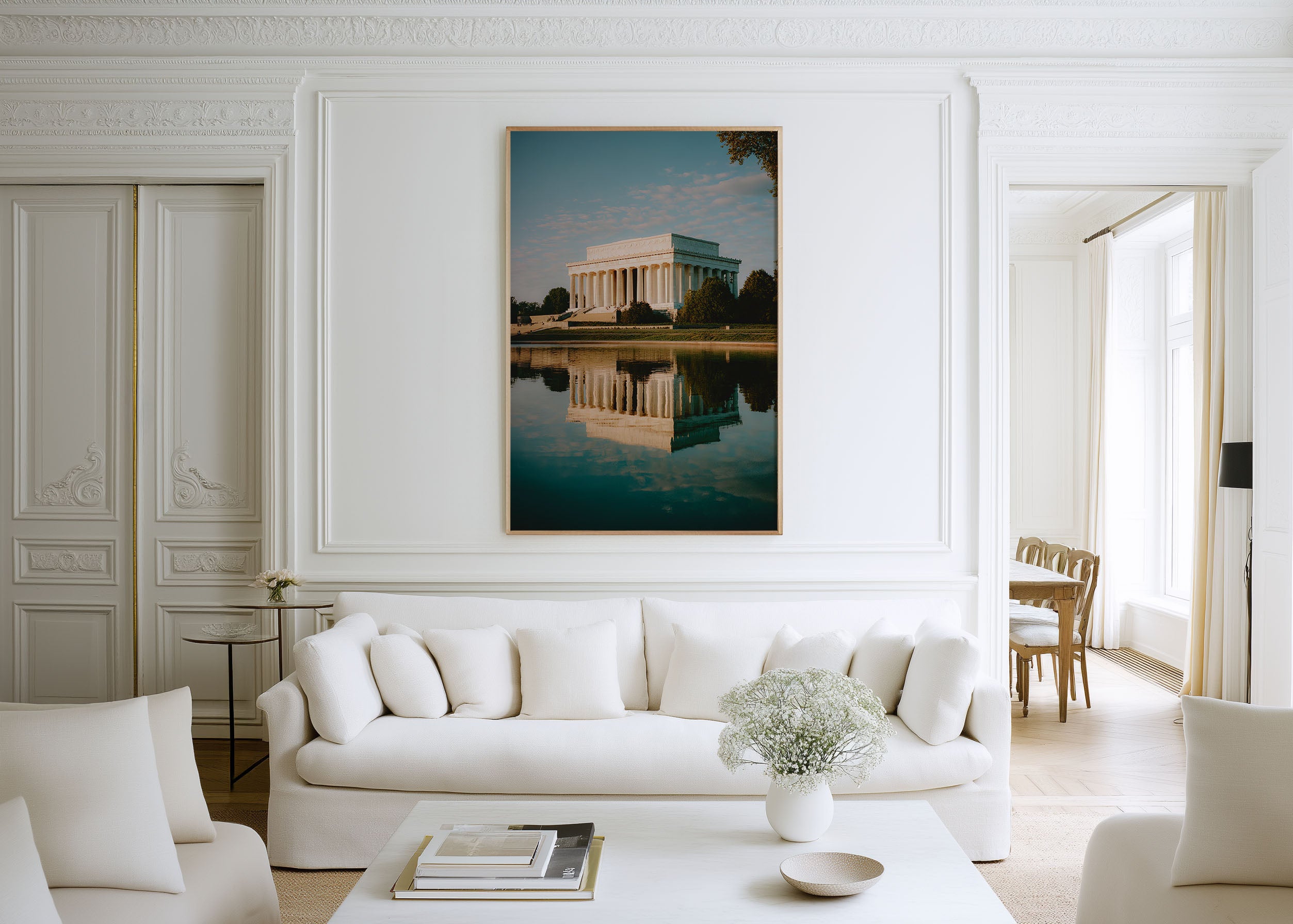 Lincoln Memorial Wall Art | Washington DC Reflection Print