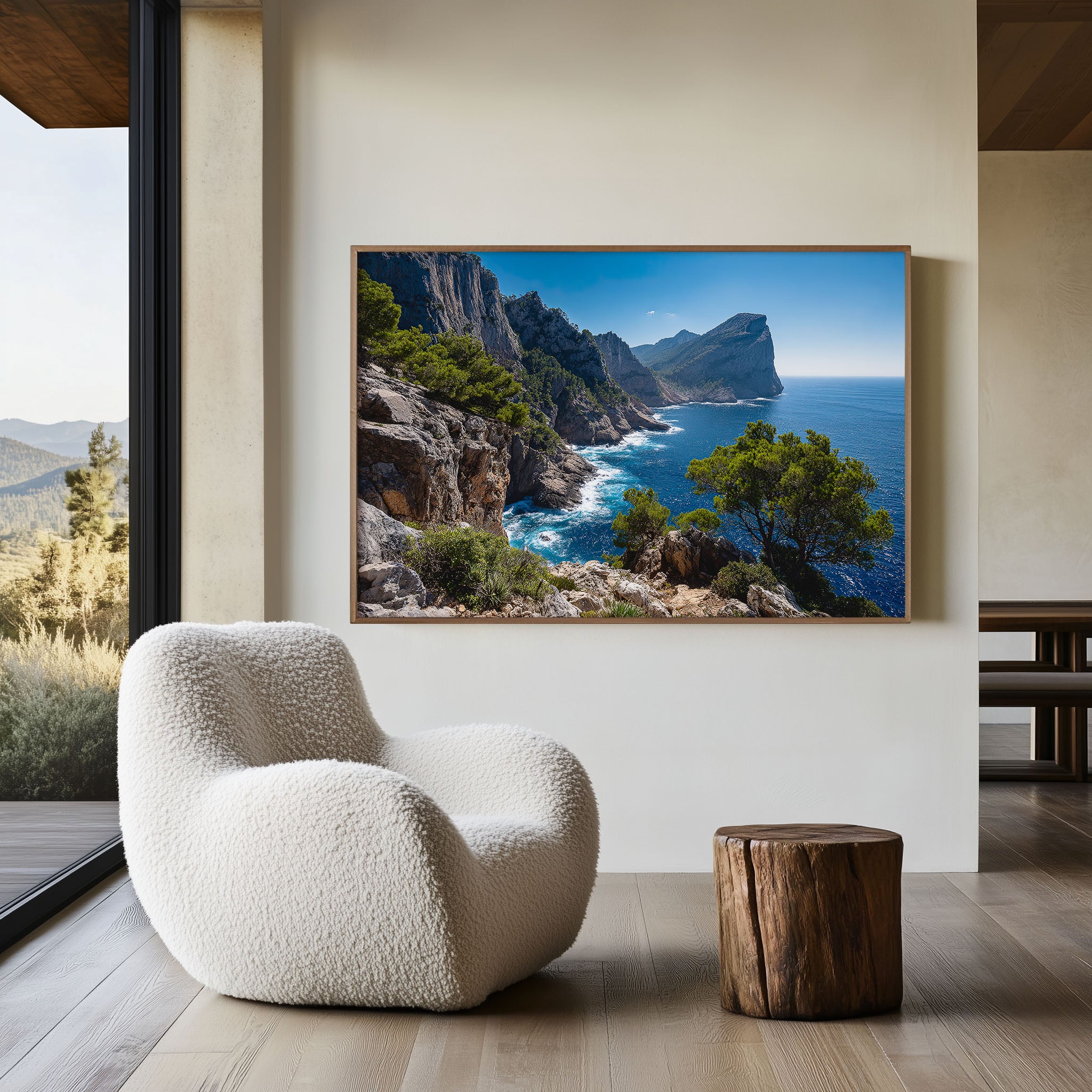 Mallorca Cap de Formentor Wall Art Print | Mediterranean Coastal Decor