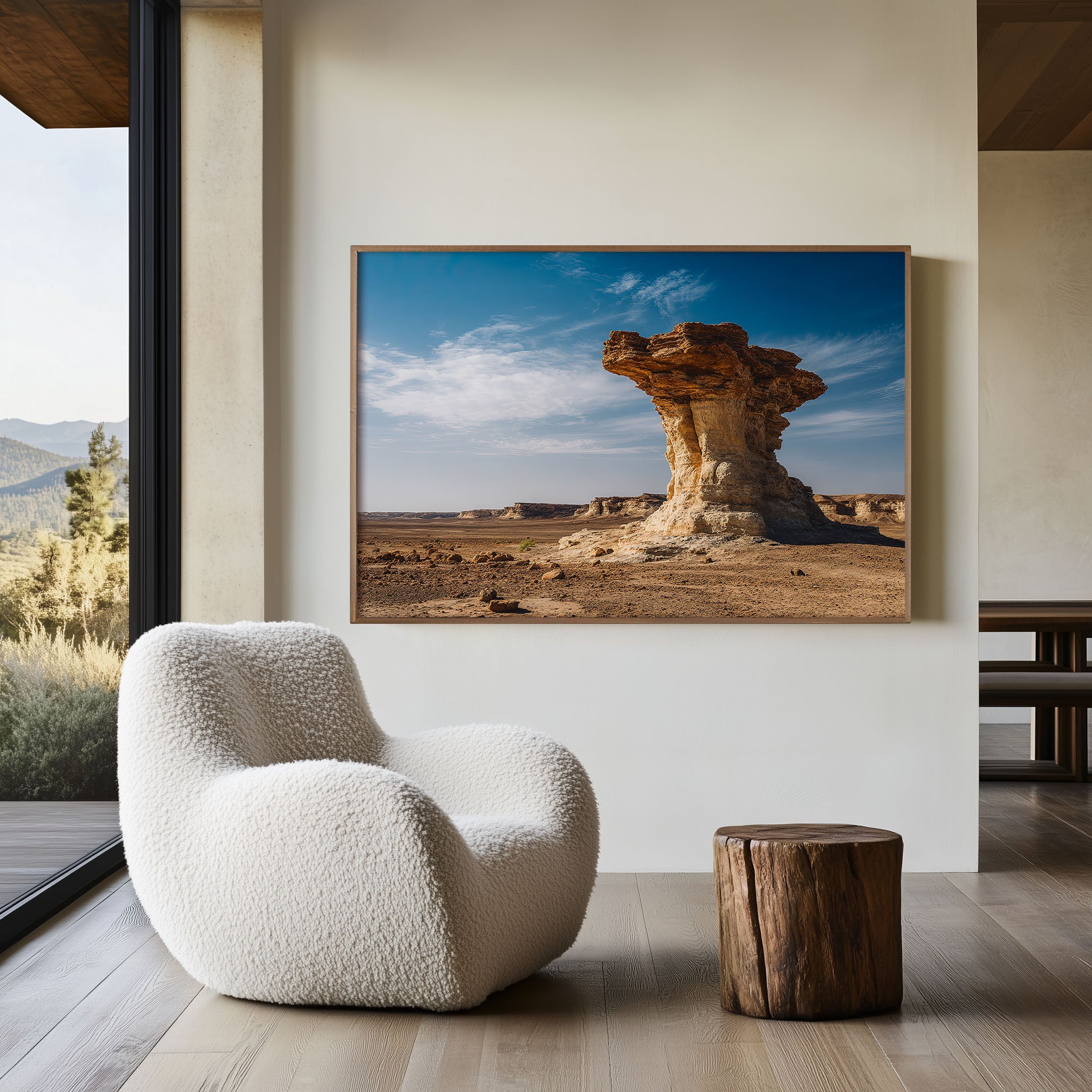 Mangystau Desert Rock Formation Wall Art – Dramatic Kazakhstan Landscape Print