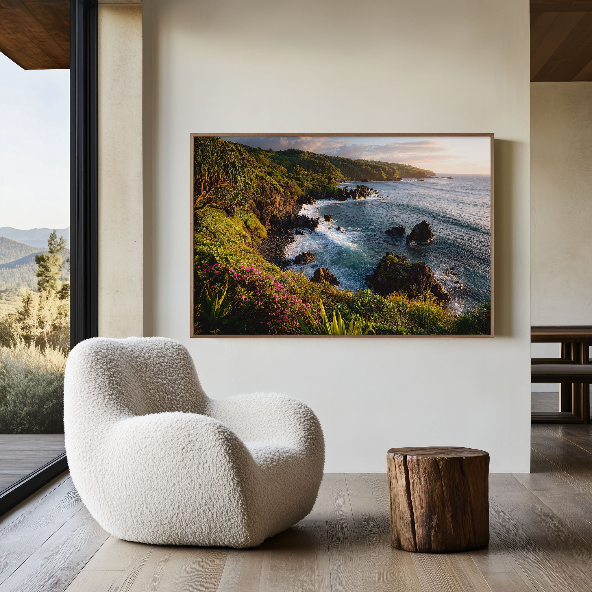 Maui Road to Hana Coastline Print – Hawaii Ocean Wall Art