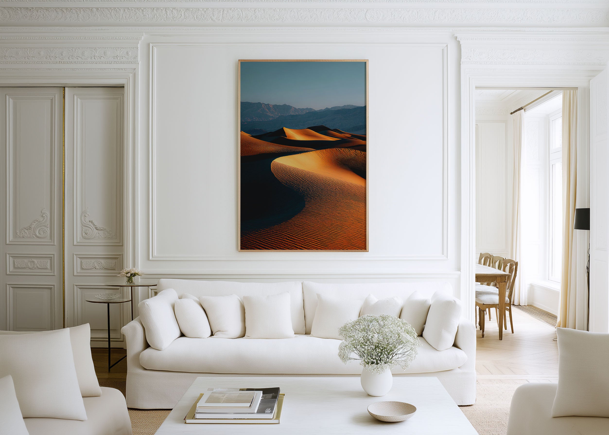 Mesquite Flat Sand Dunes Wall Art Print | Death Valley Photography | Desert Landscape Poster | California Nature Print | Boho Home Decor