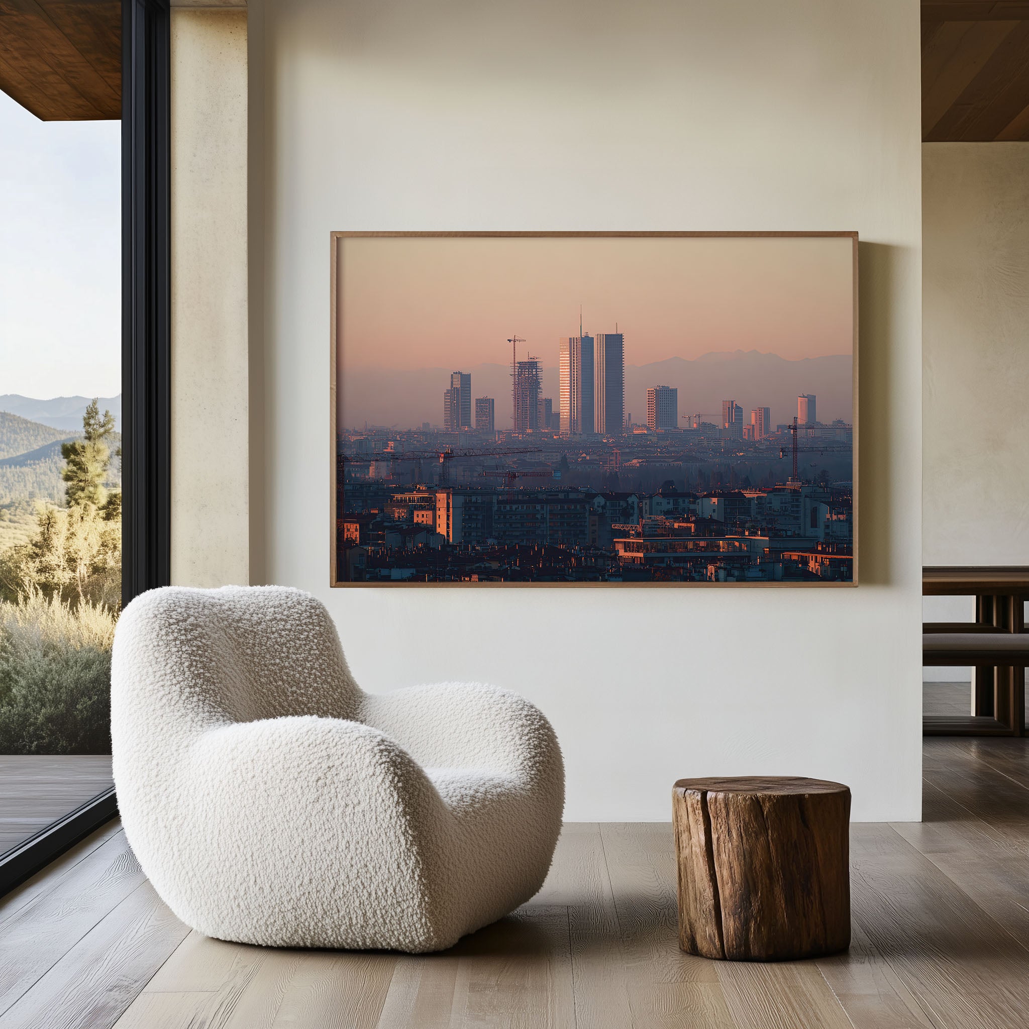 Milan CityLife Skyline Wall Art Print | Modern Milan Italy