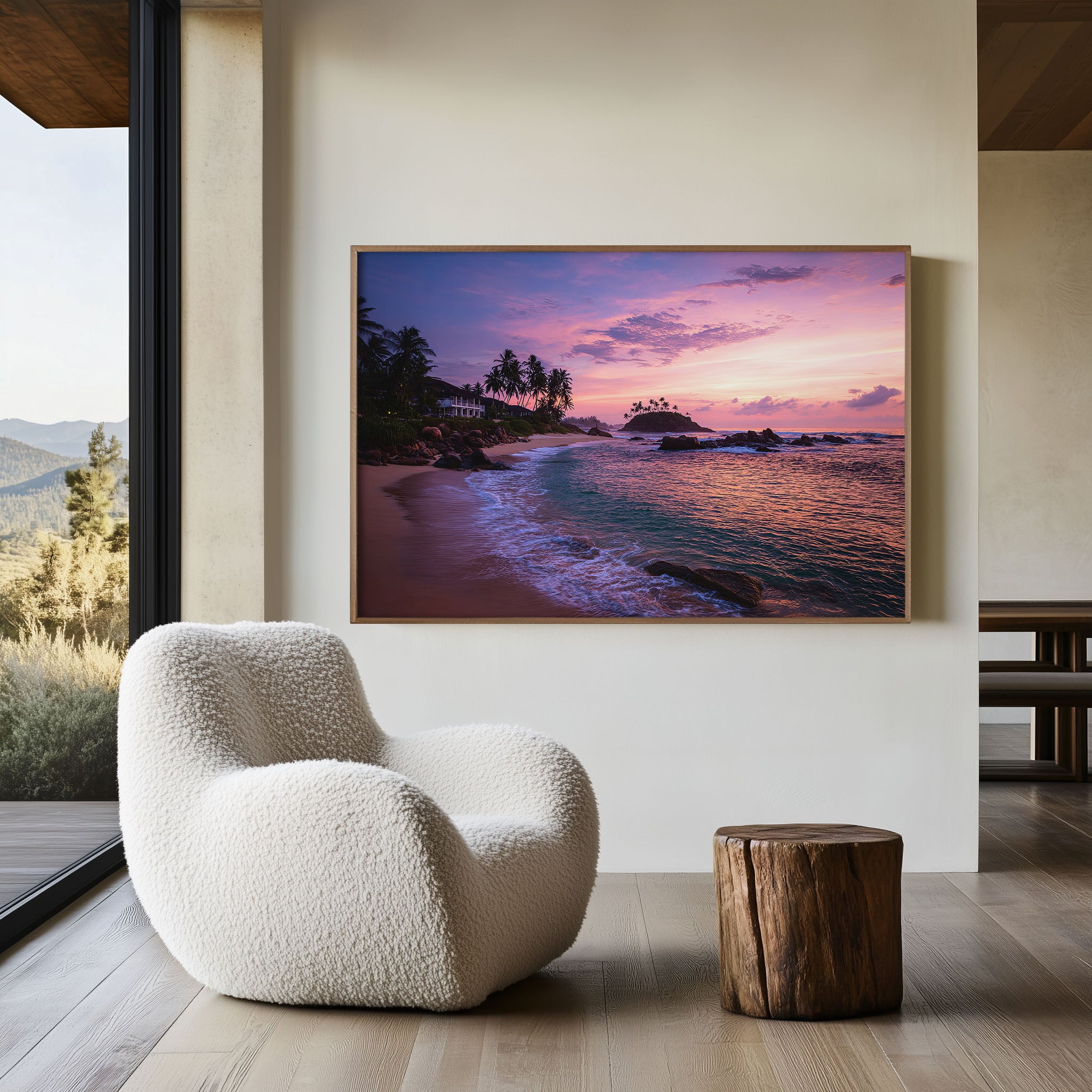 Mirissa Beach Sunrise Print – Sri Lanka Ocean Wall Art