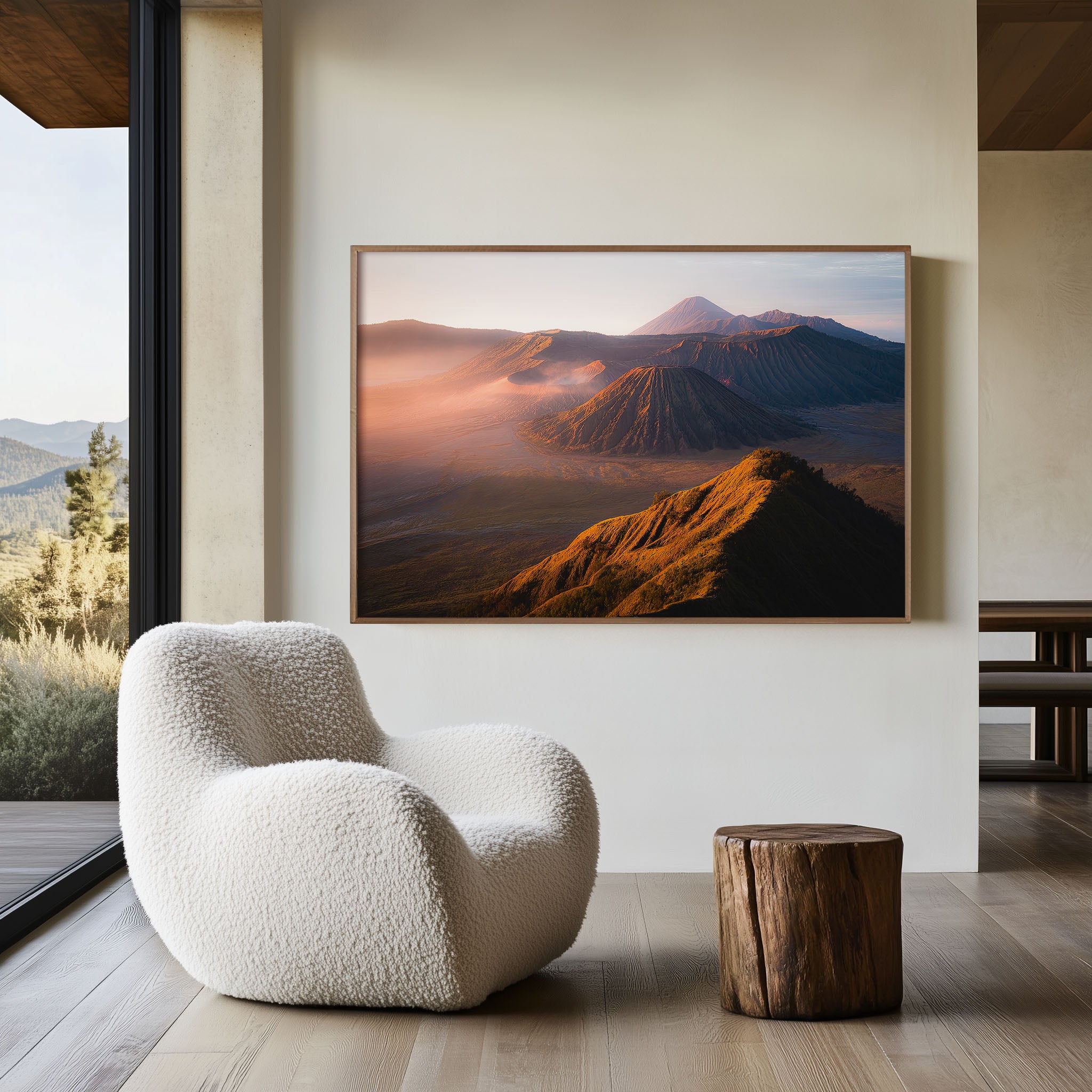 Mount Bromo Sunrise Print – Indonesia Volcano Wall Art