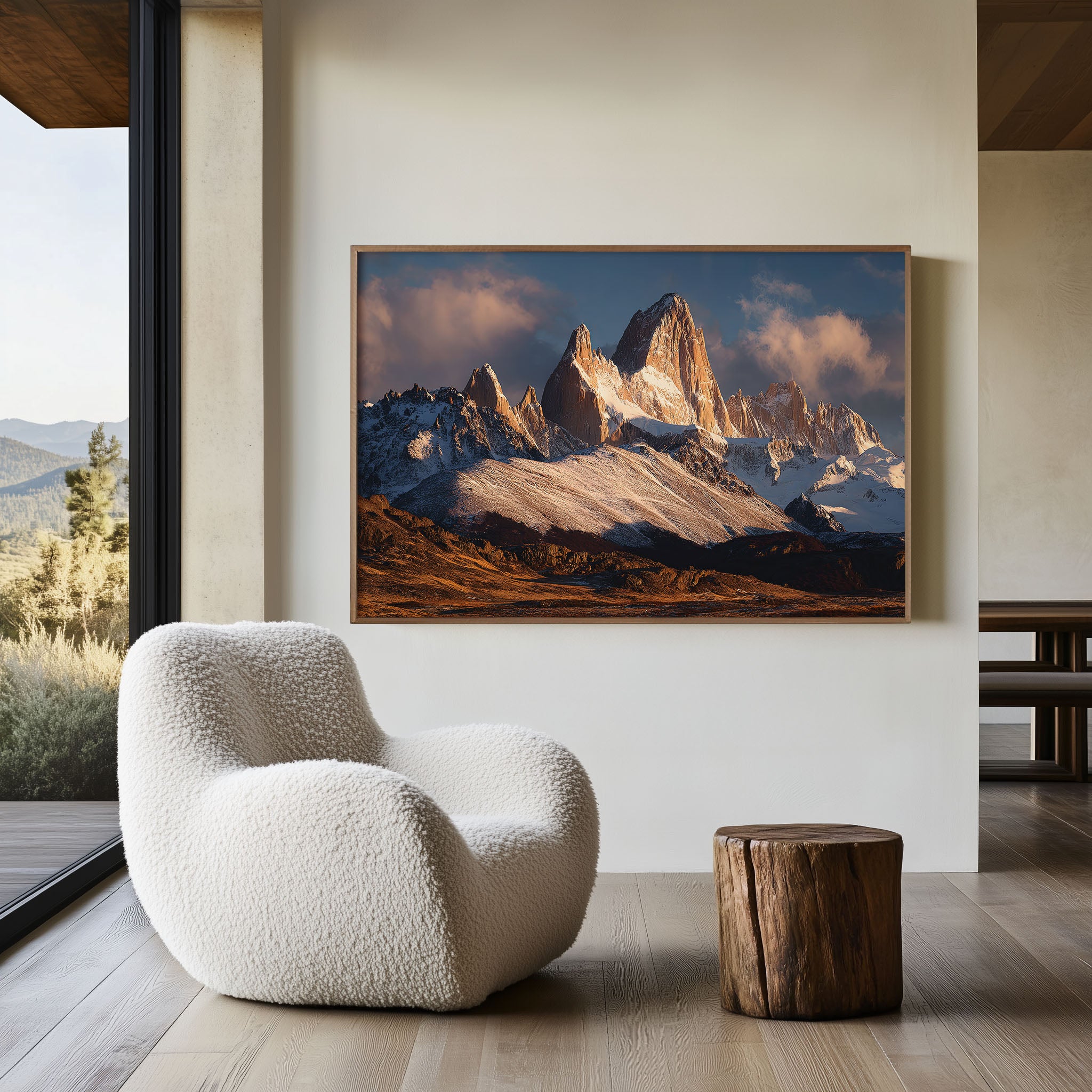 Mount Fitz Roy Patagonia Wall Art Print | Argentina Andes Mountain Landscape Photography