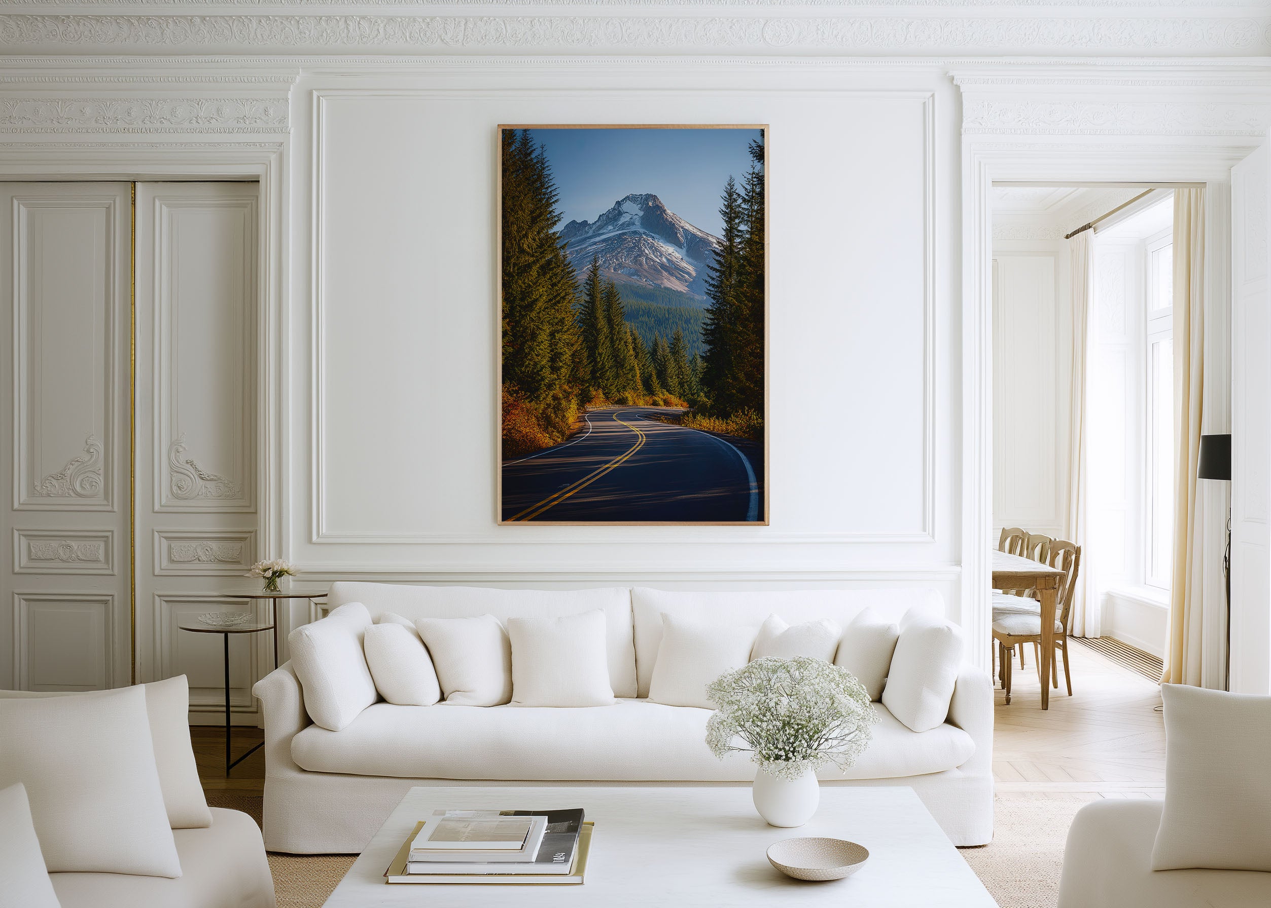 Mount Hood Oregon Print | Autumn Road Trip Mountain Wall Art | Pacific Northwest Photography
