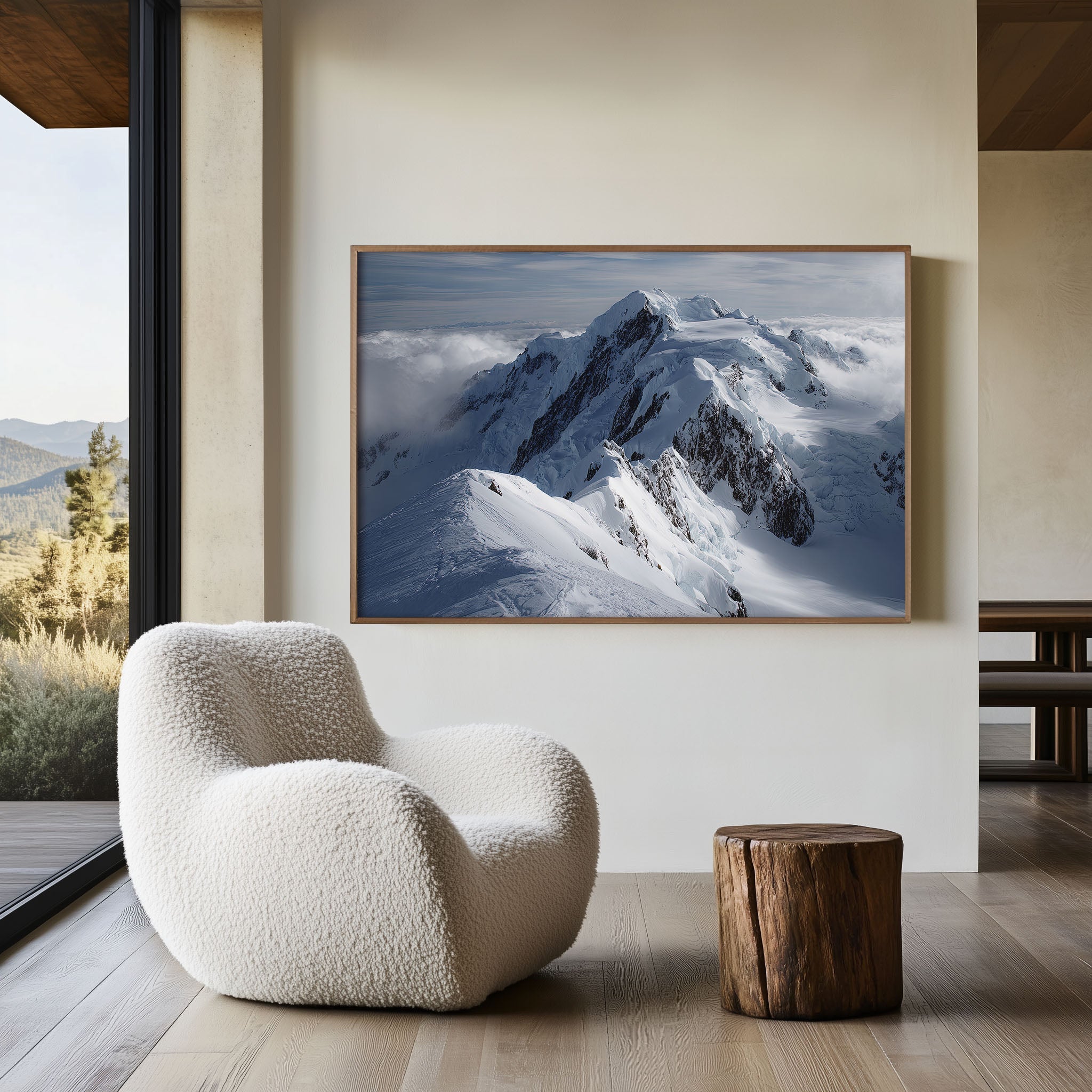 Mount Tasman Wall Art Print | Southern Alps New Zealand