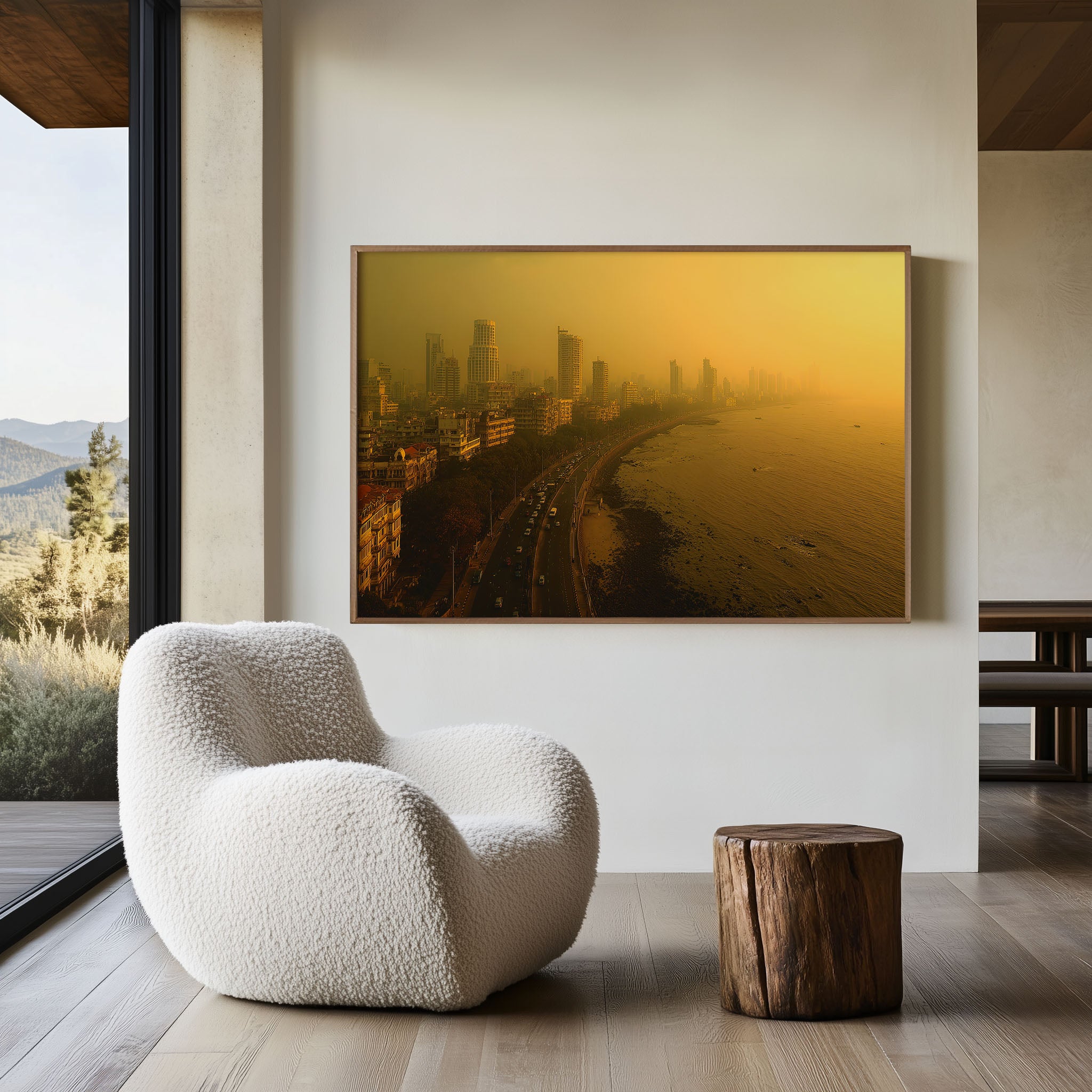 Mumbai Marine Drive Skyline Wall Art