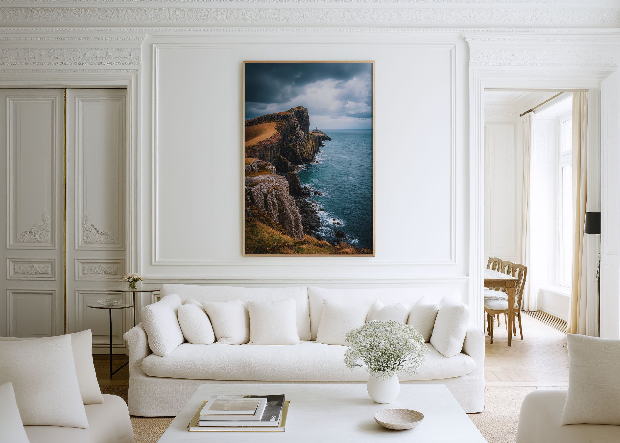 Neist Point Isle of Skye Wall Art – Scotland Coastal Cliff Print