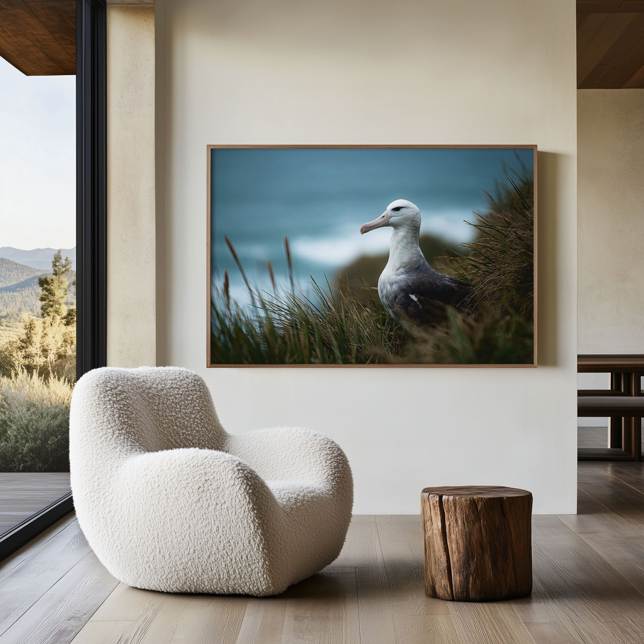 Albatross Wall Art – New Zealand Coastal Bird Print