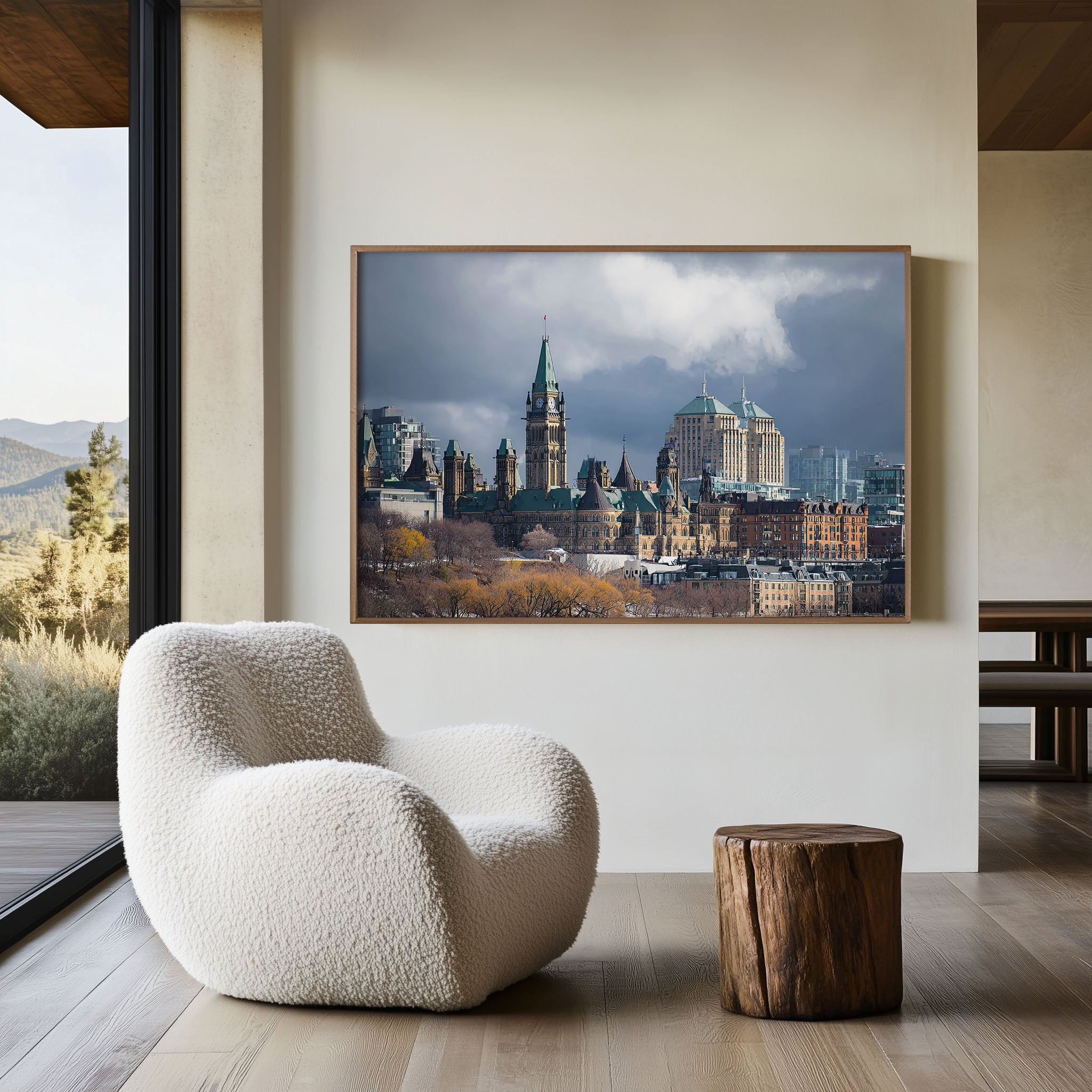 Ottawa Parliament Buildings Wall Art Print | Canada Skyline