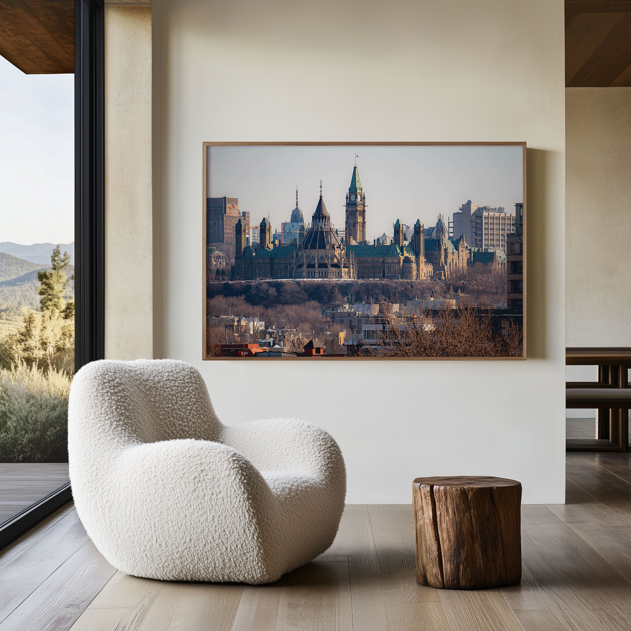 Ottawa Parliament Hill Wall Art Print | Canada Skyline