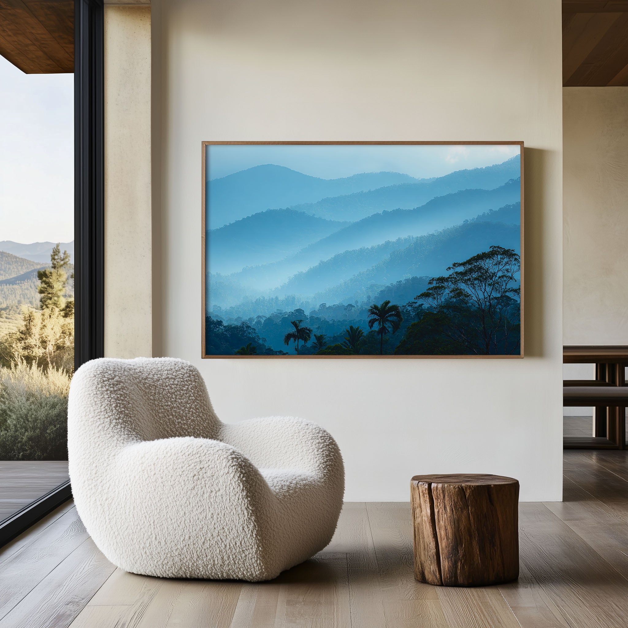Papua New Guinea Highlands Wall Art Print | Tropical Mountain Valley Landscape Photography