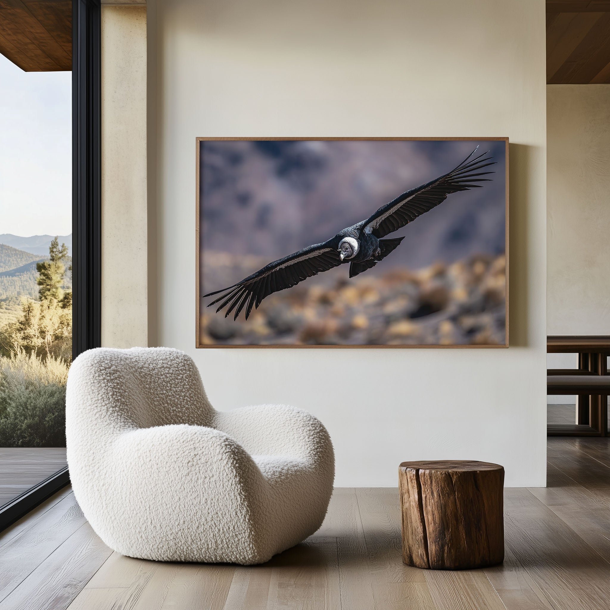 Patagonia Condor Wall Art – Andean Mountain Wildlife Photography Print