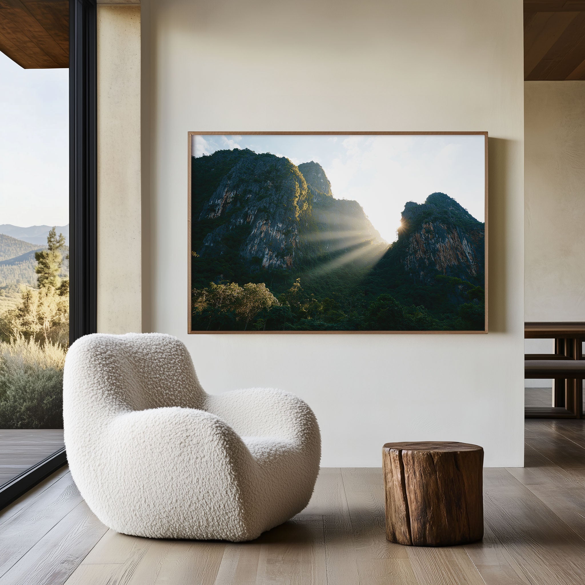 Phong Nha Mountains Sunrise Print – Vietnam Wall Art