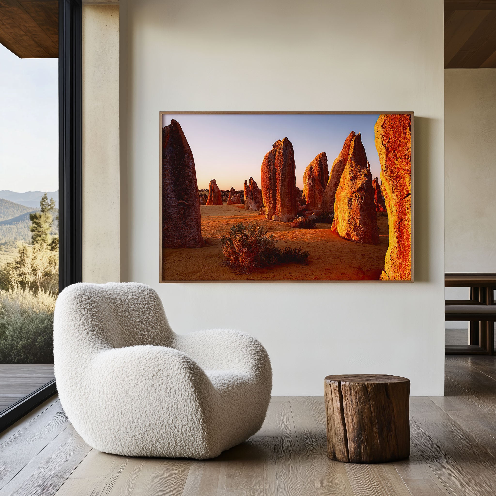 Pinnacles Desert Western Australia Wall Art Print | Nambung Limestone Landscape