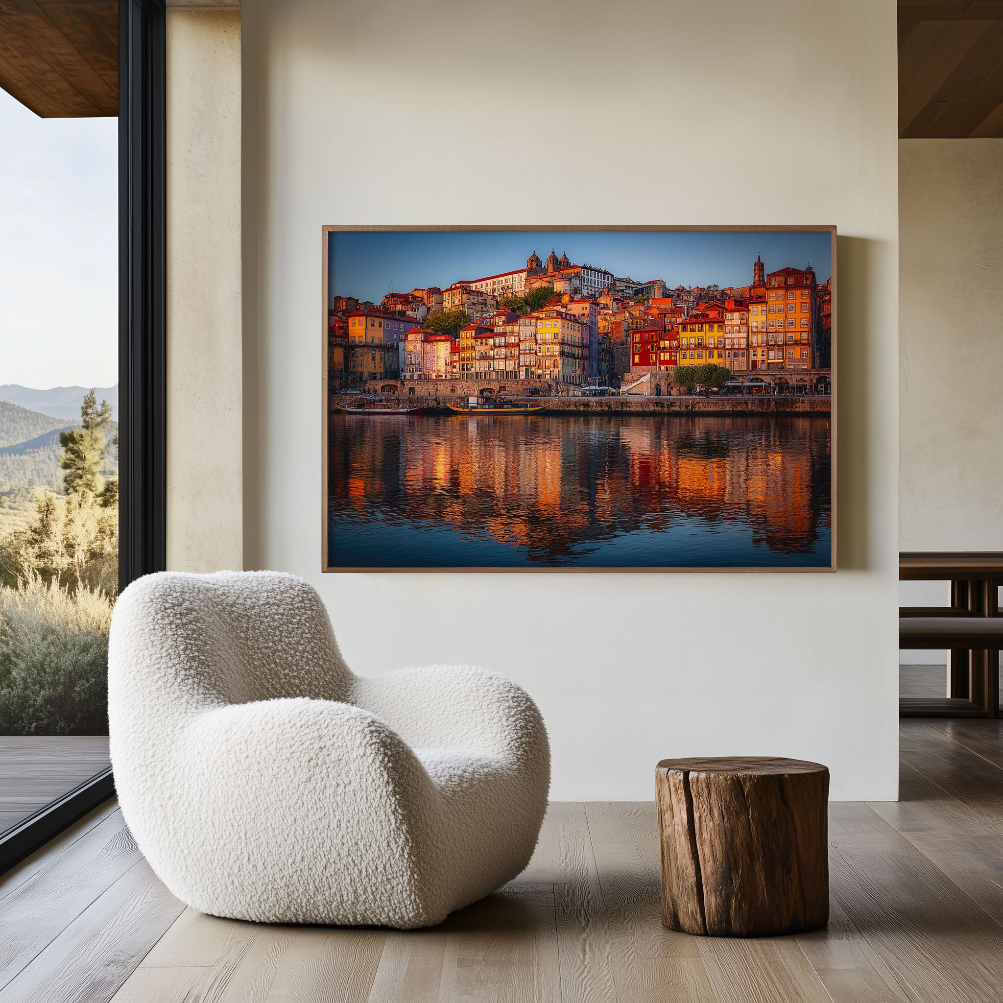 Porto Ribeira Riverfront Print – Portugal Wall Art