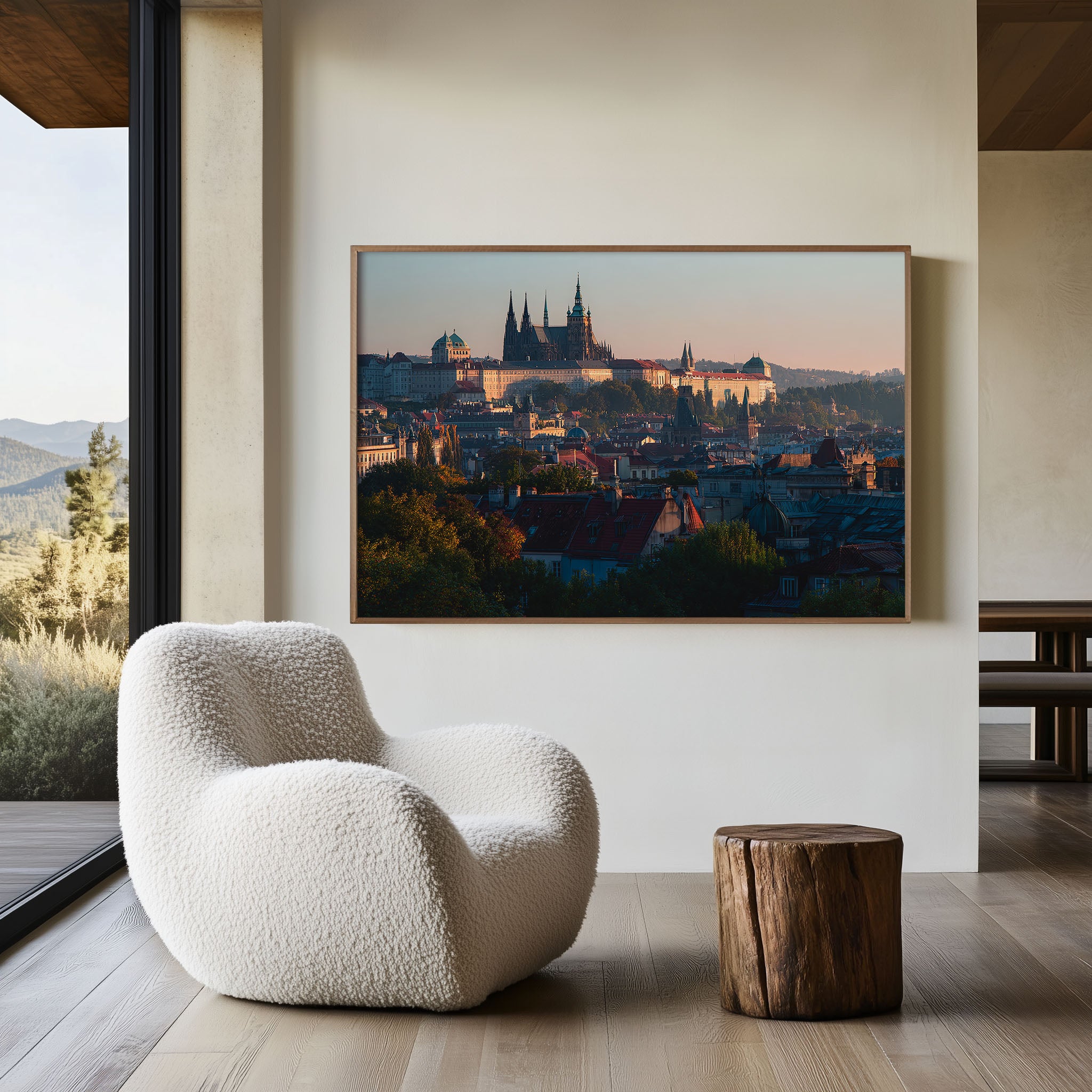 Prague Old Town Skyline Wall Art Print | Czech Republic Historic Architecture Photography