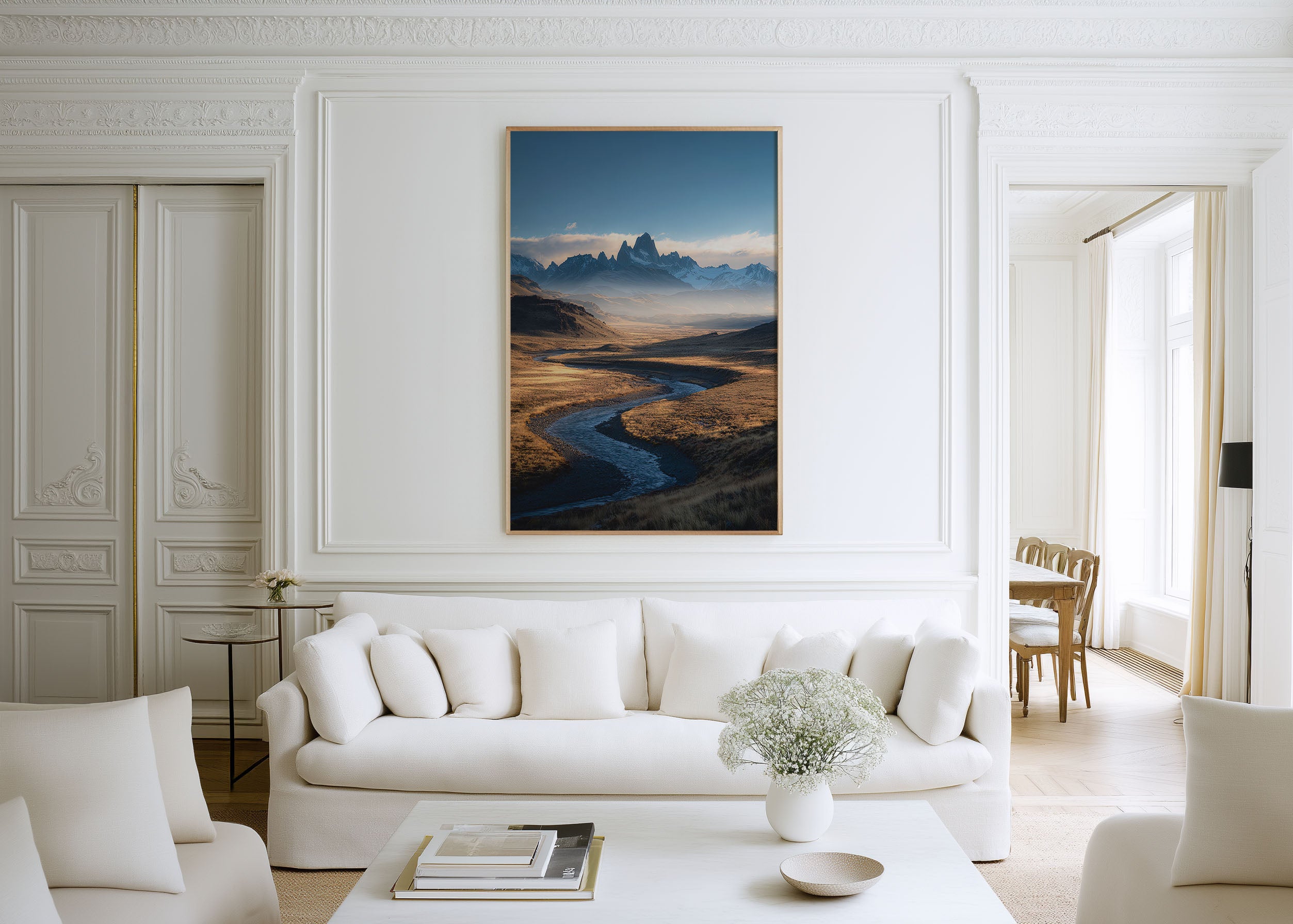 Río de las Vueltas Patagonia Print | Fitz Roy River Valley Wall Art | El Chaltén Argentina Photography