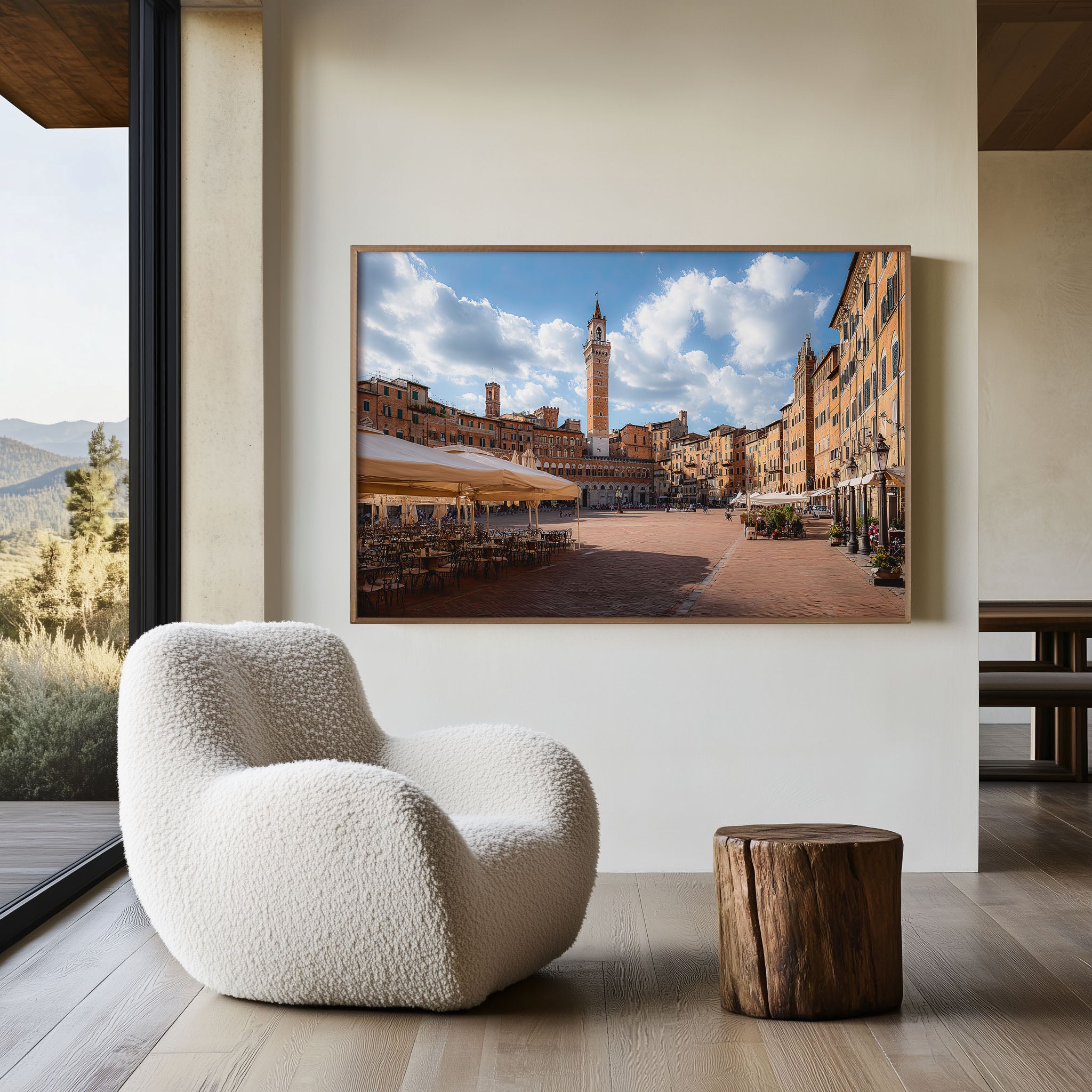 Siena Piazza del Campo Print – Tuscany Wall Art