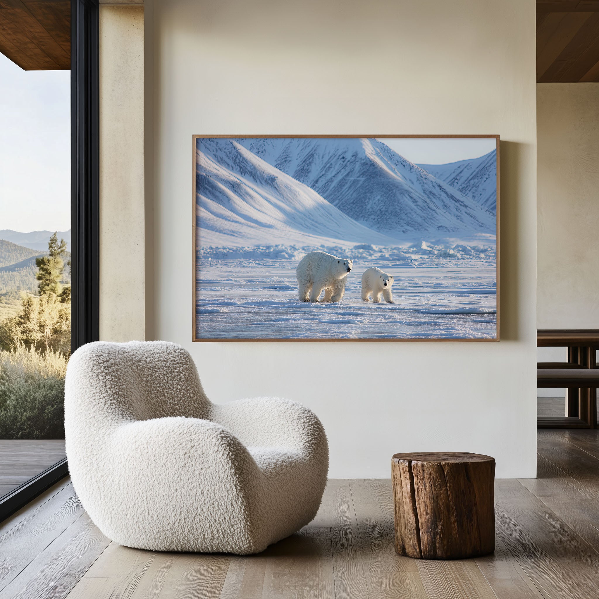 Silent Tundra – Svalbard Polar Bears Fine Art Print