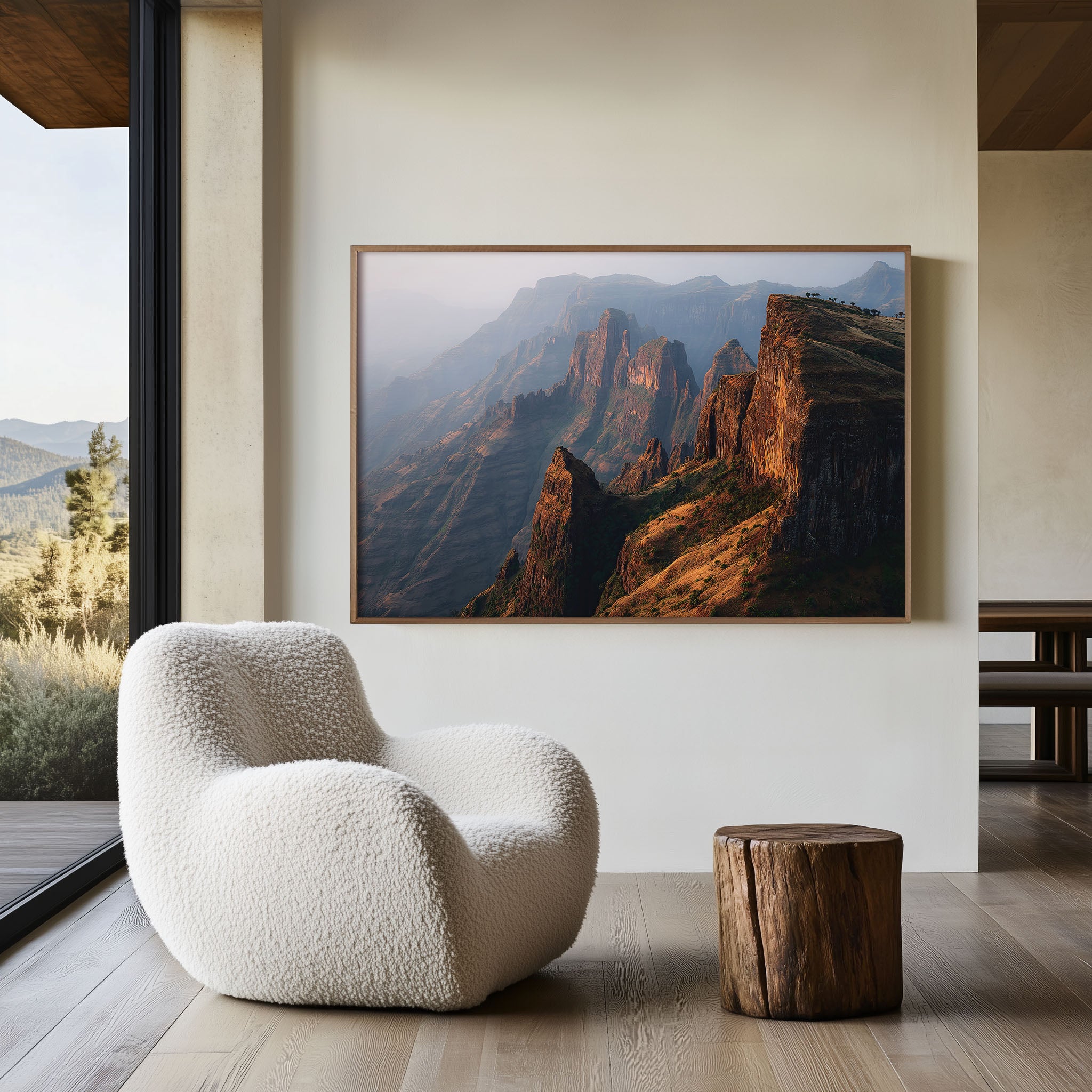 Simien Mountains Ethiopia Wall Art Print | African Mountain Landscape