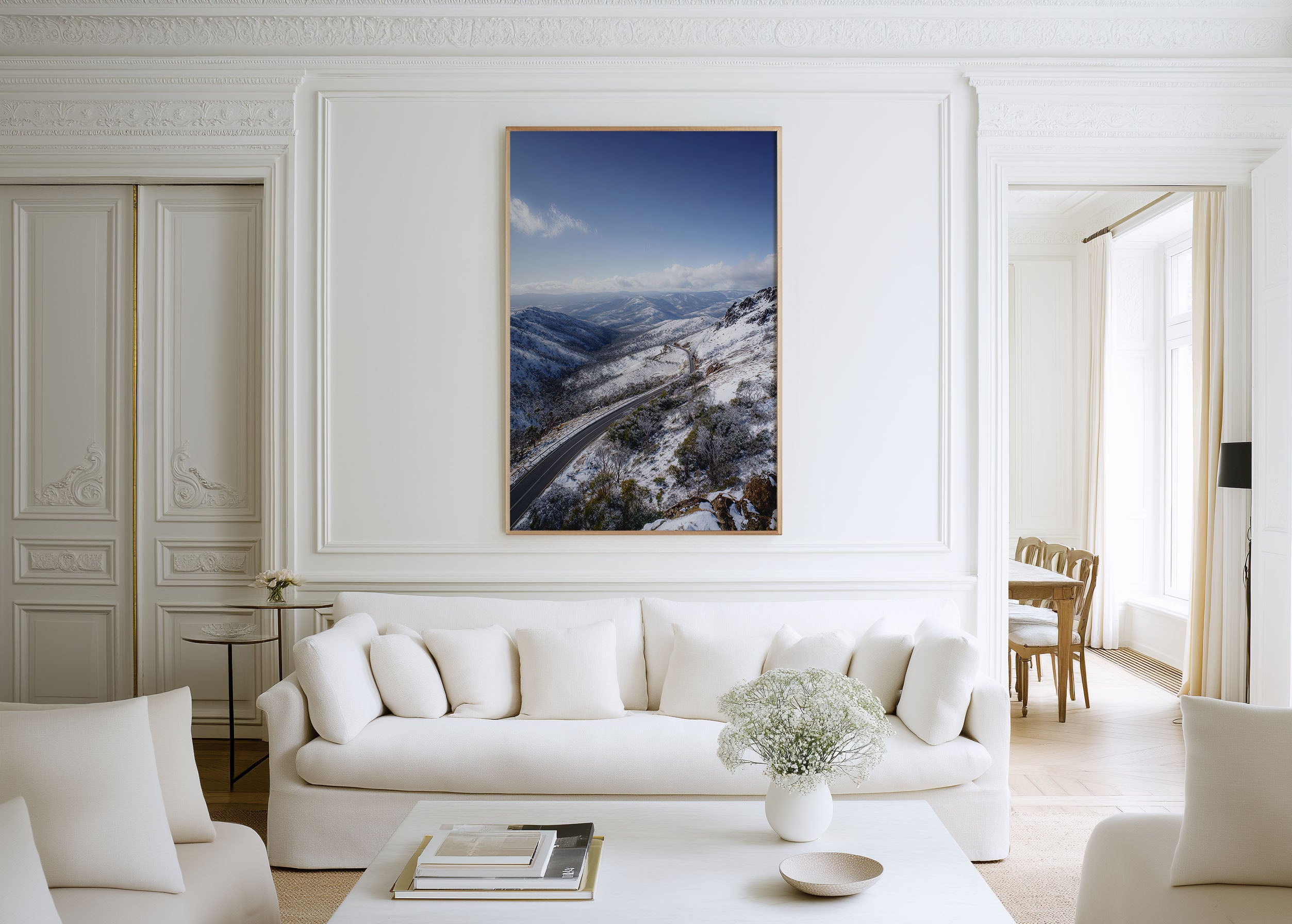 Snowy Mountains Australia Wall Art Print | Alpine Landscape Photography