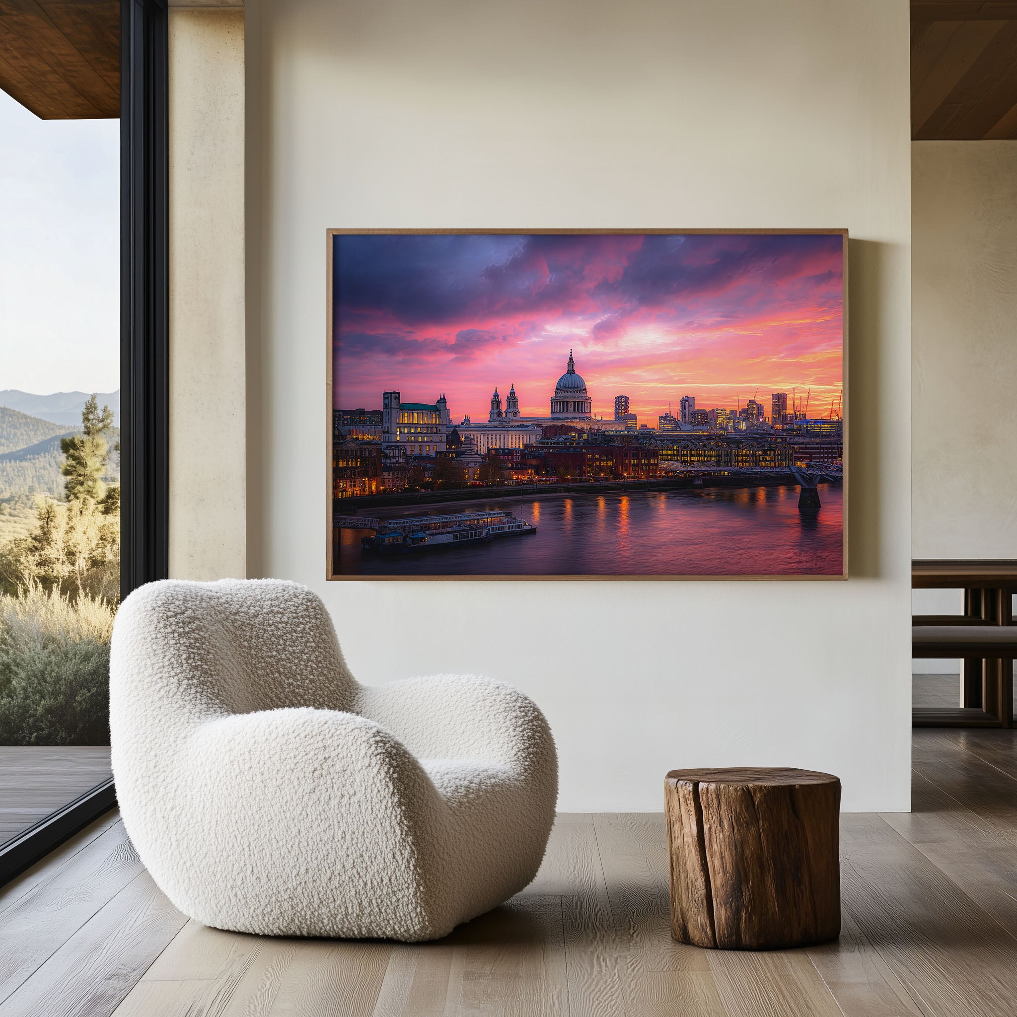 St Paul's Cathedral at Sunset London | Cityscape Fine Art Photography Print