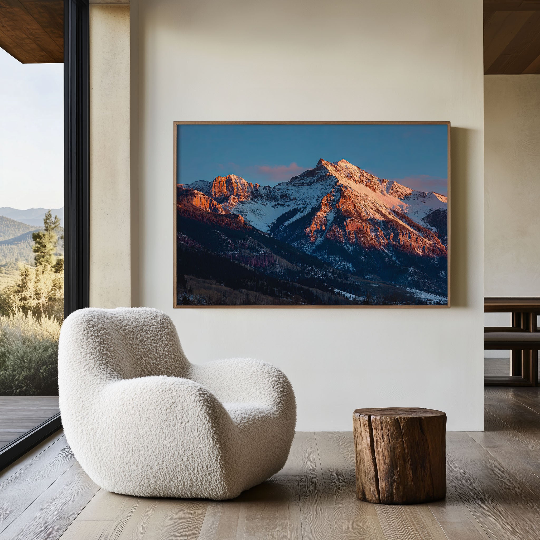 Telluride Mountain Print – Colorado Rocky Wall Art