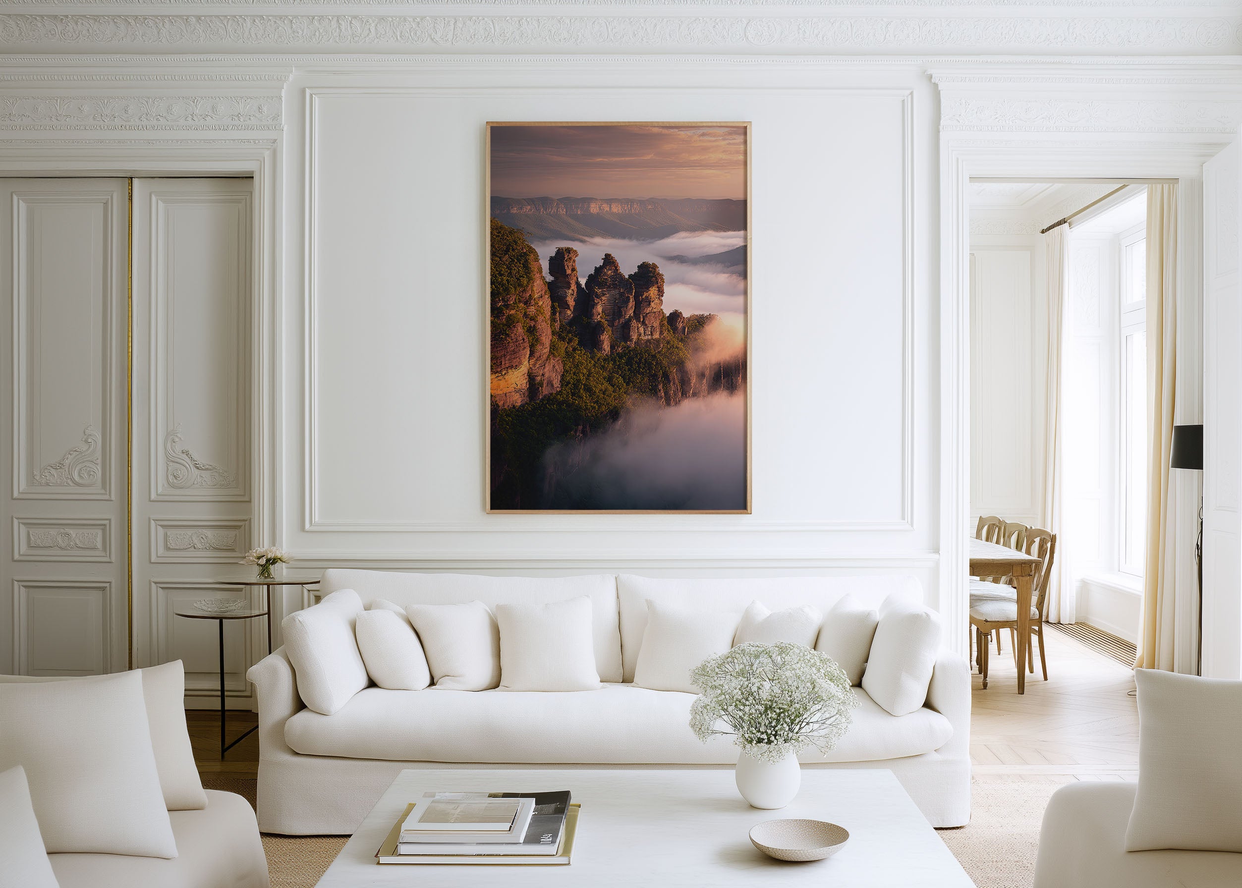 Three Sisters Blue Mountains Print | Katoomba NSW Sunrise Wall Art | Australian Landscape Photography
