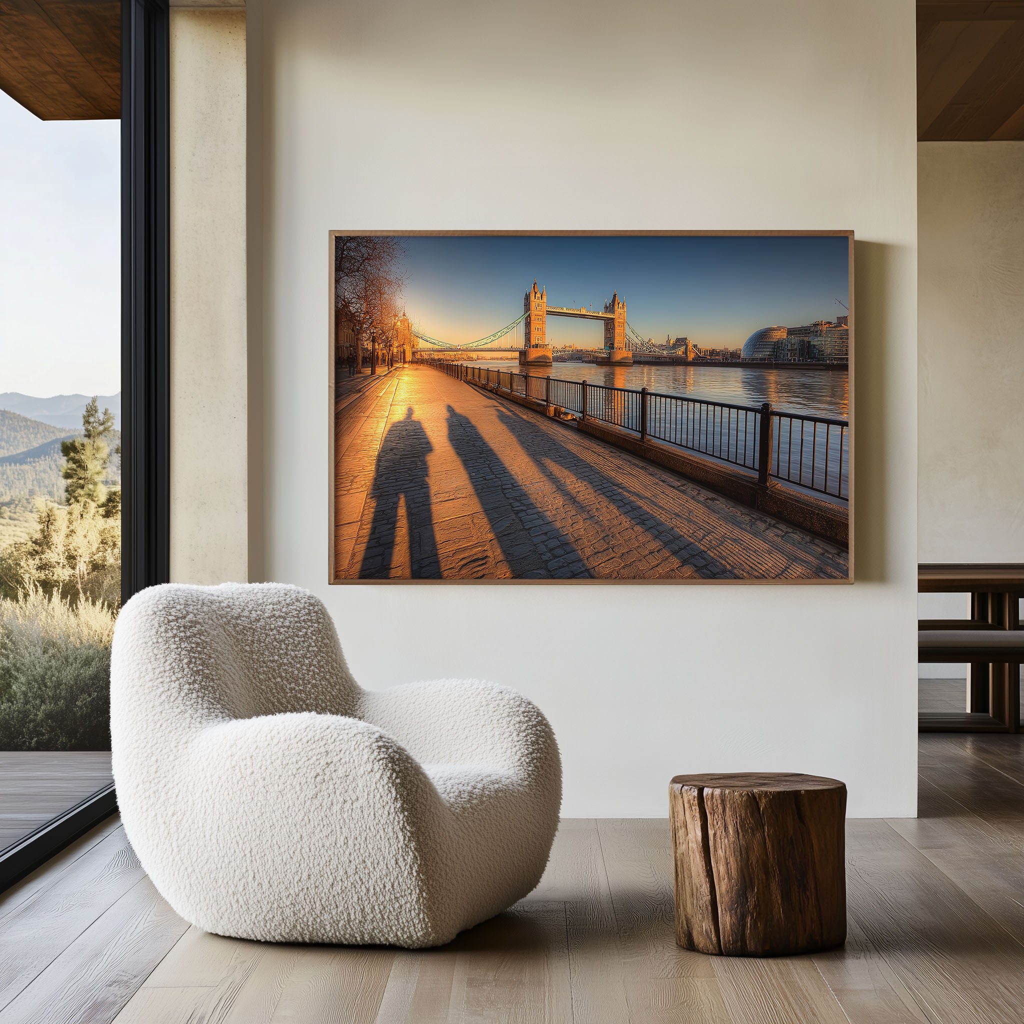 Tower Bridge London Sunrise Print – Thames Wall Art
