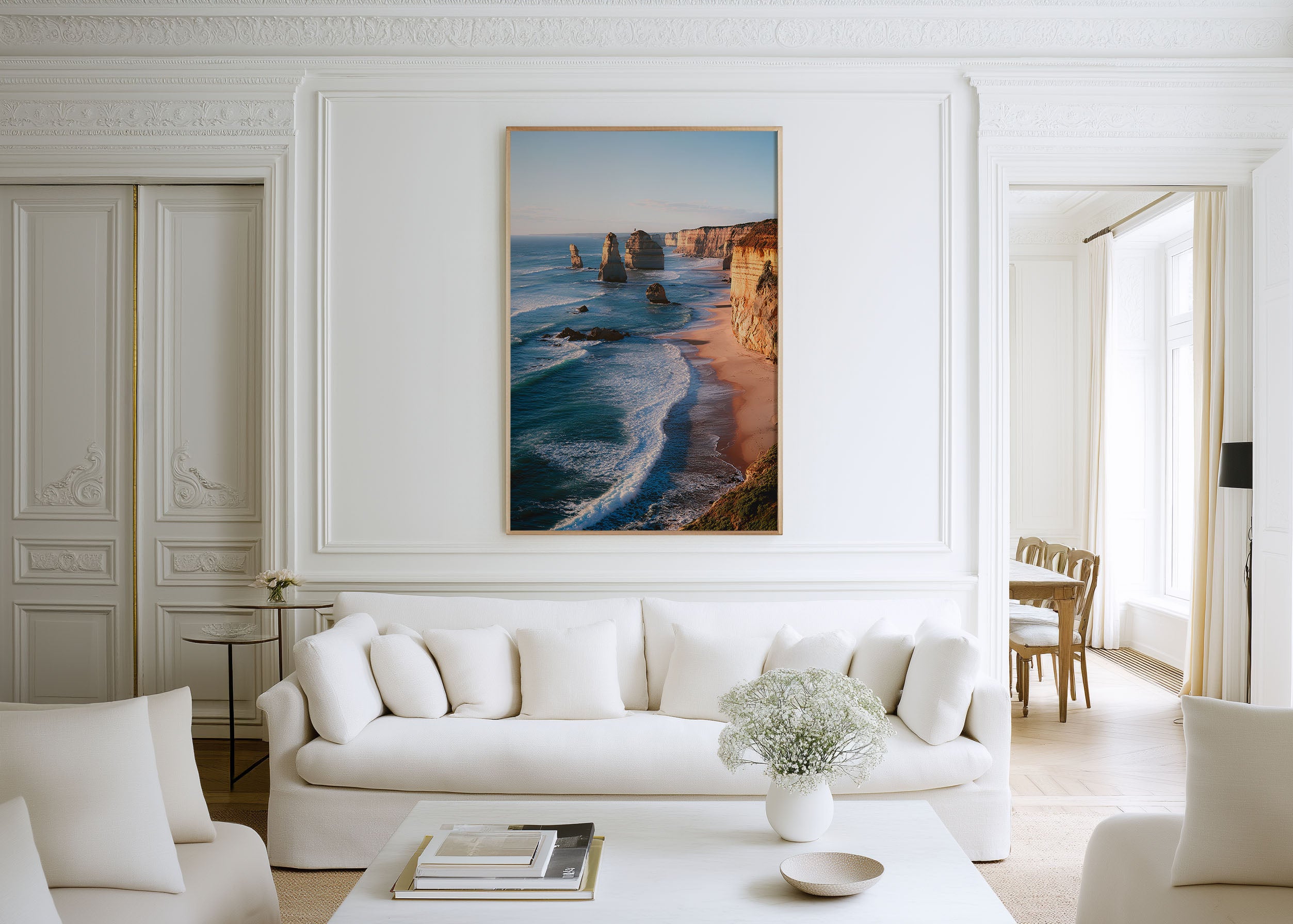 Twelve Apostles Wall Art Print | Great Ocean Road Australia Photography | Victorian Coastline Landscape Poster