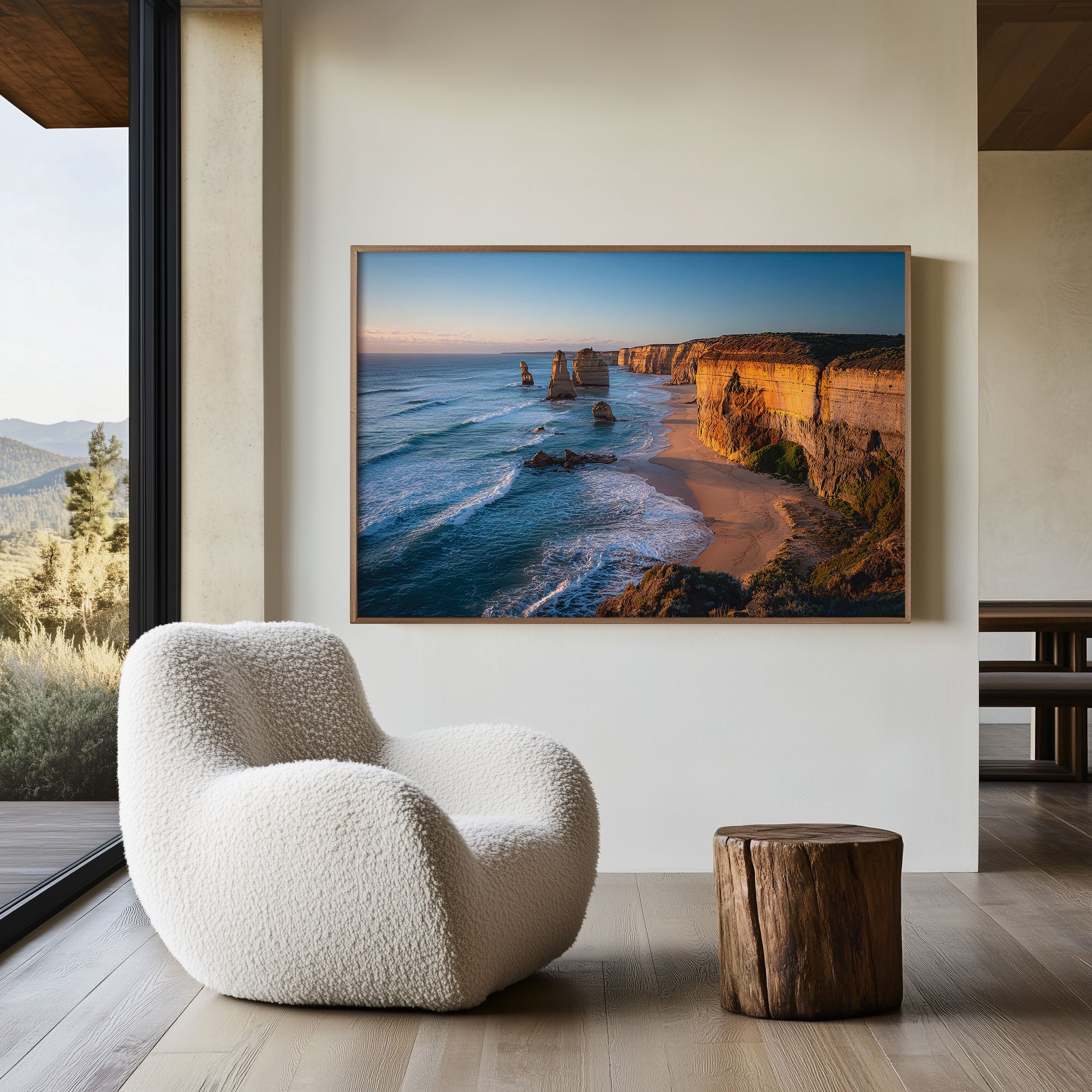 Twelve Apostles Great Ocean Road Sunrise Print | Australia Coastal Cliffs Wall Art
