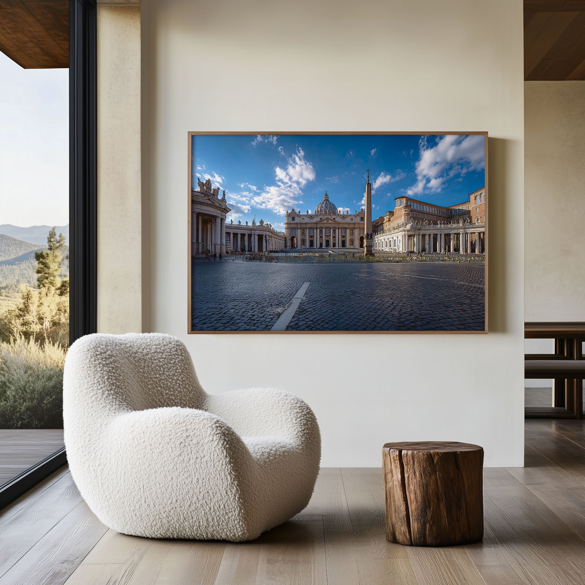 St. Peter’s Square Vatican Print – Rome Architecture Wall Art