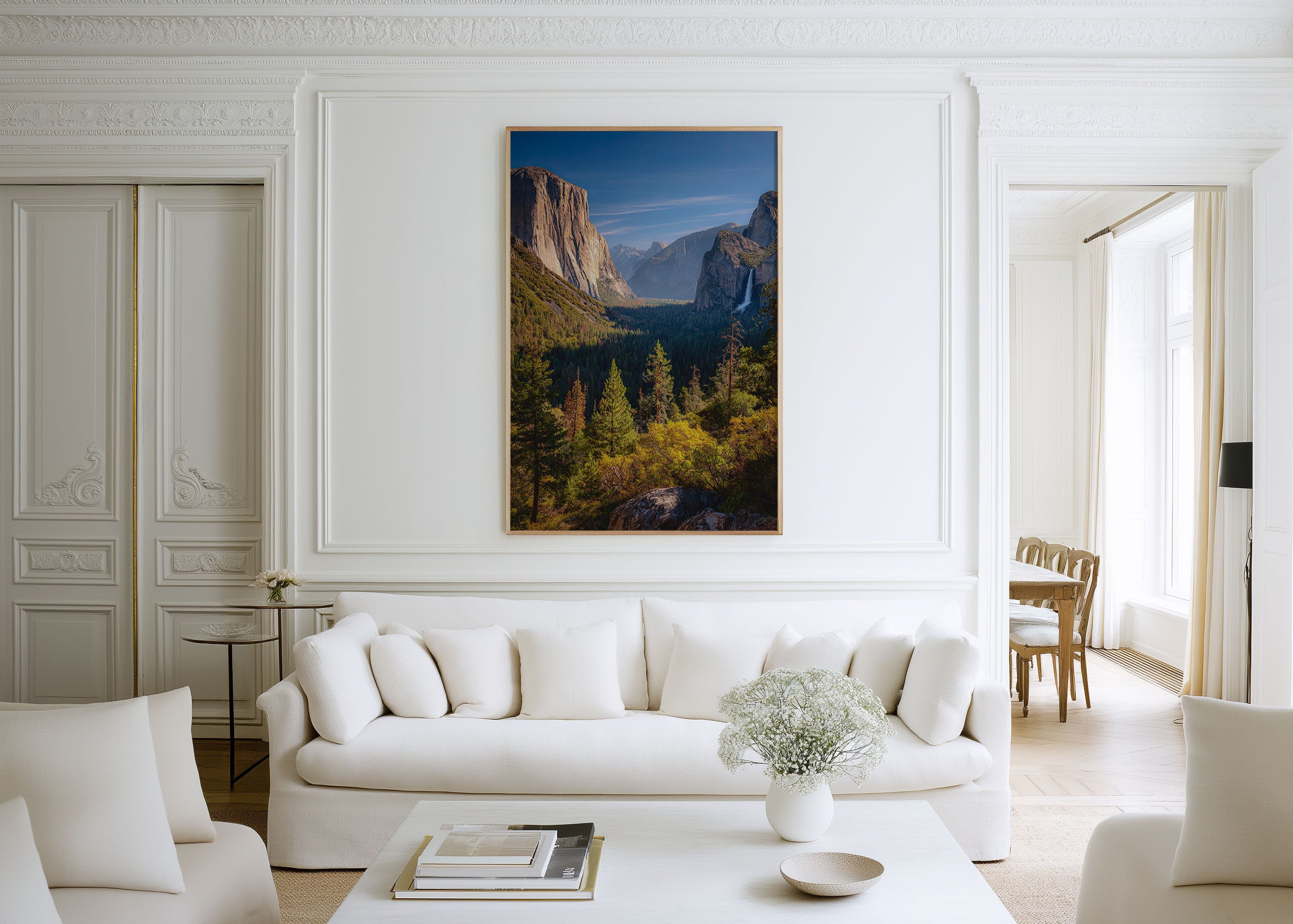 Yosemite Valley Wall Art Print | El Capitan Half Dome Bridalveil Fall California Photography | National Park Travel Poster | Nature Home Decor