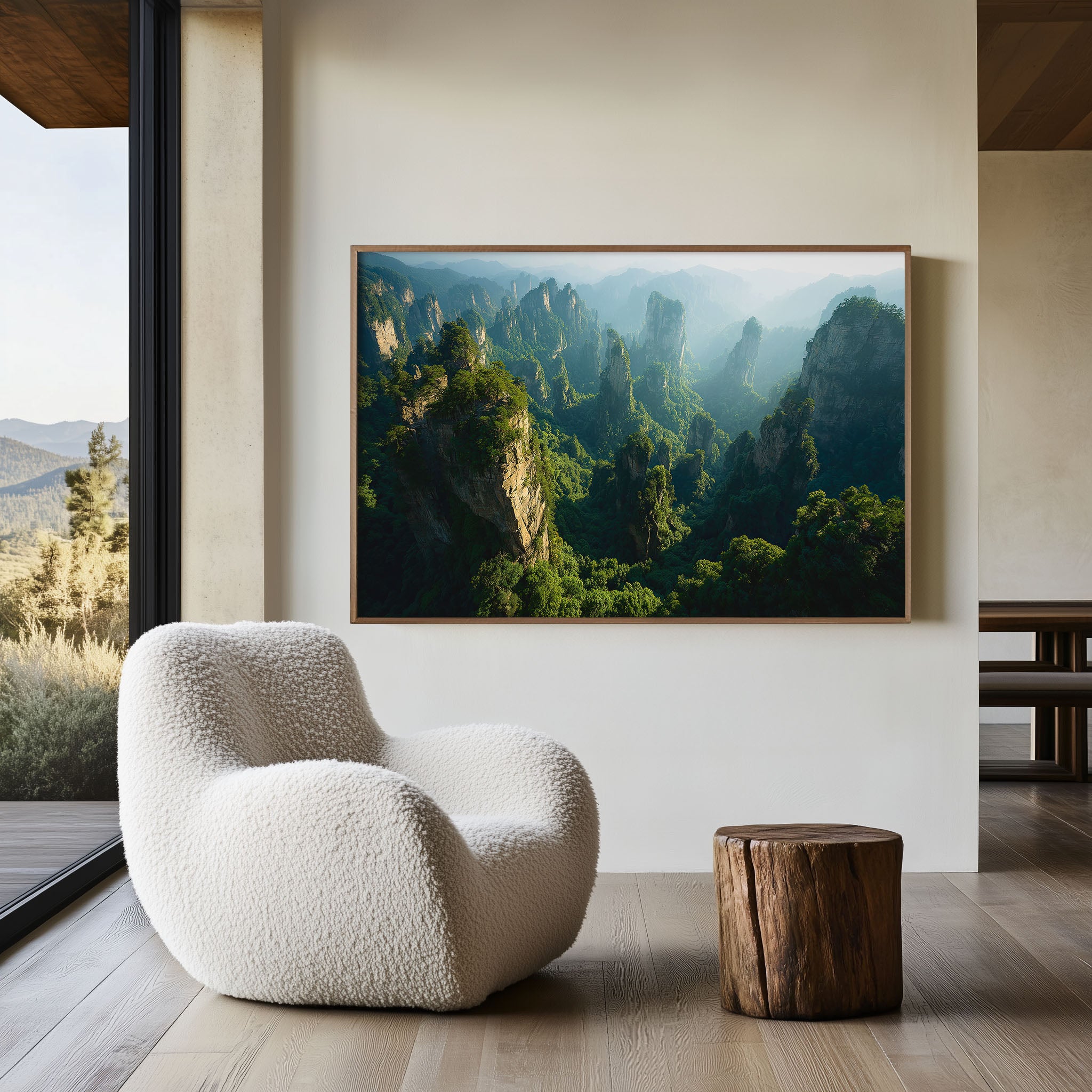 Zhangjiajie Mountains Print – China Avatar Pillar Wall Art
