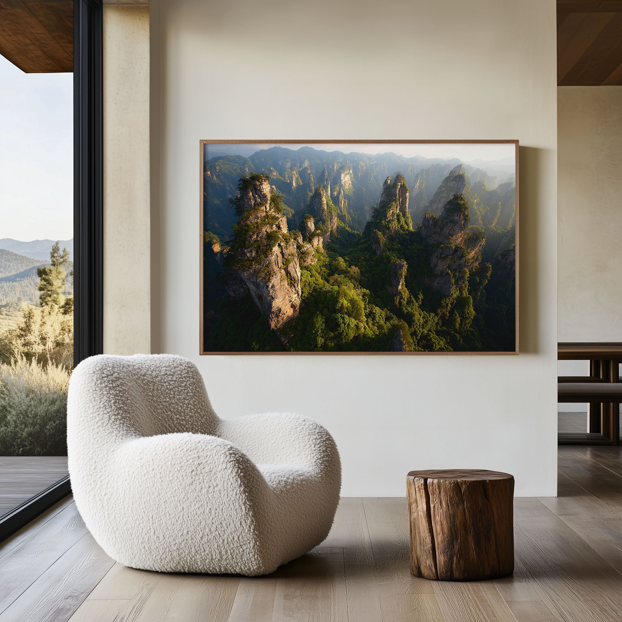 Zhangjiajie National Park Print – Dramatic China Cliff Wall Art