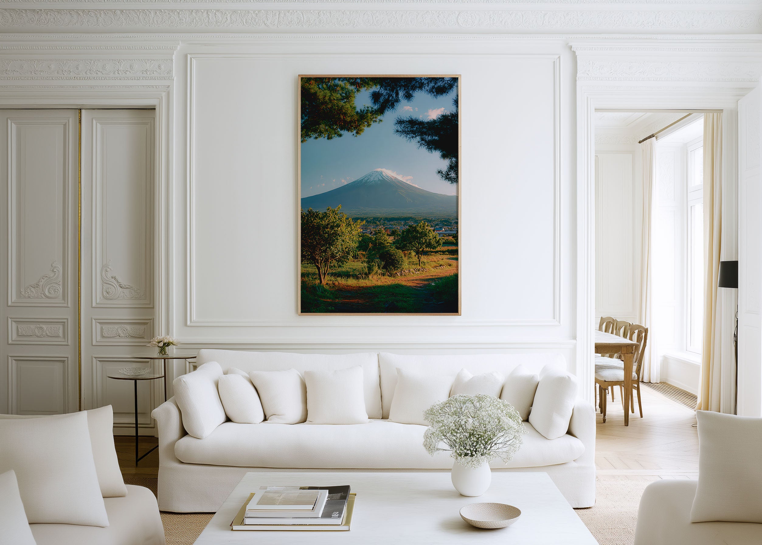 Mount Fuji Wall Art Print | Japan Countryside Landscape Photography | Fuji-san Travel Poster | Japanese Nature Home Decor