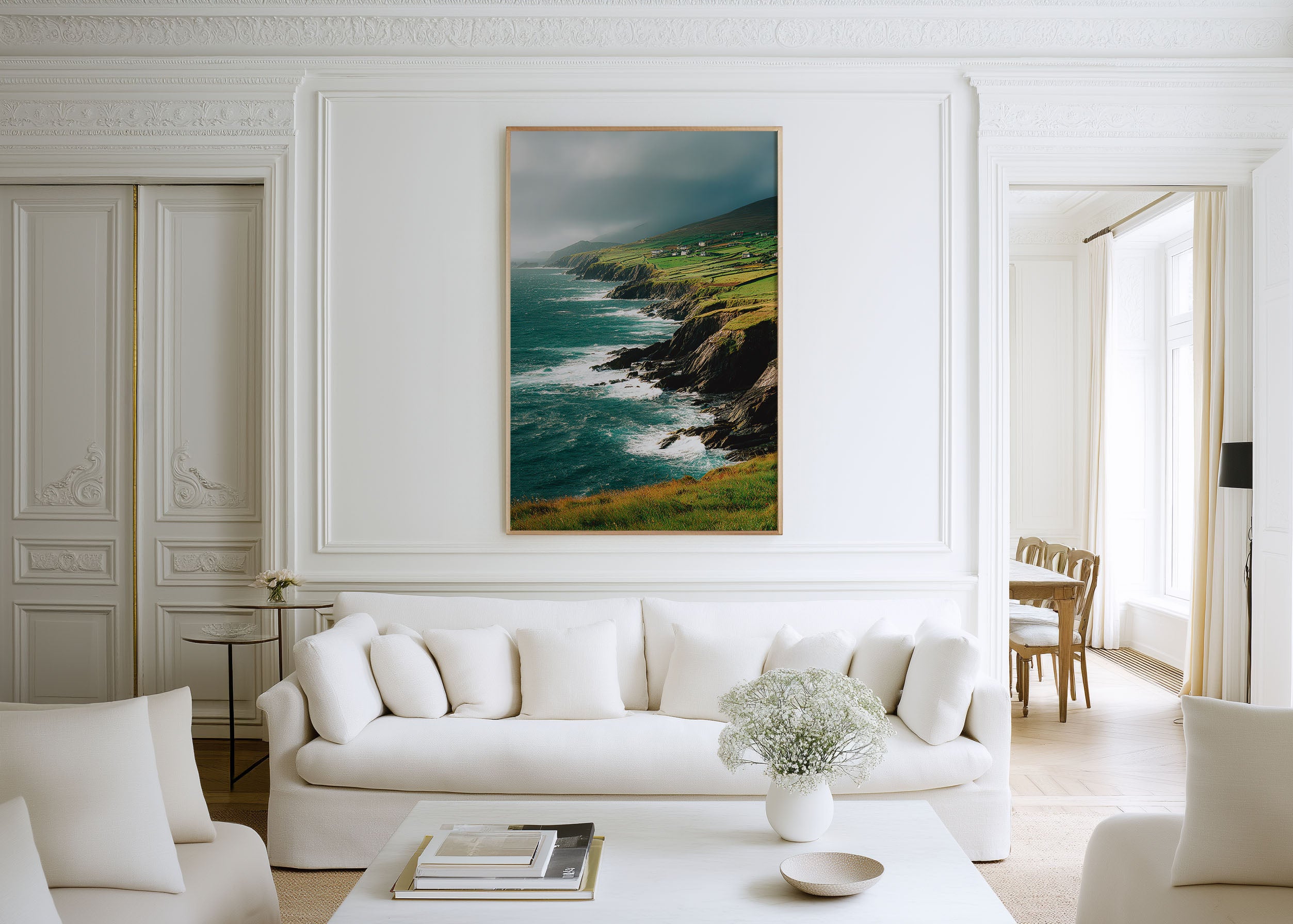 Dingle Peninsula Wall Art Print | Ireland Wild Atlantic Way Photography | Kerry Coastal Cliffs Landscape Poster | Irish Nature Print | Emerald Isle Home Decor