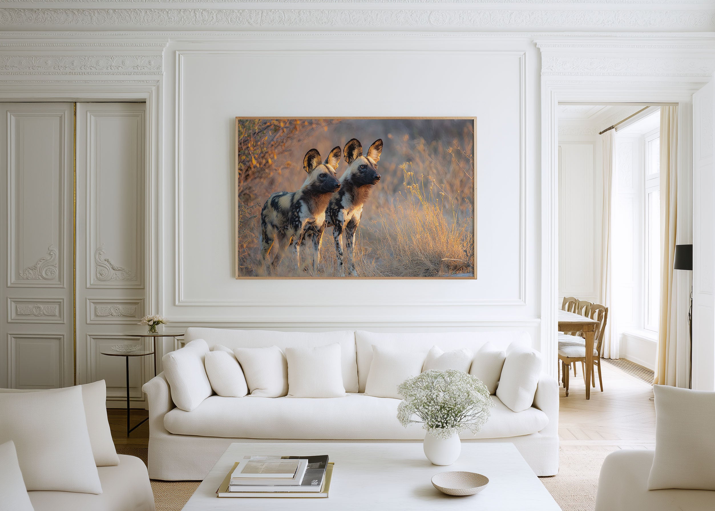 African Wild Dogs Wall Art Print