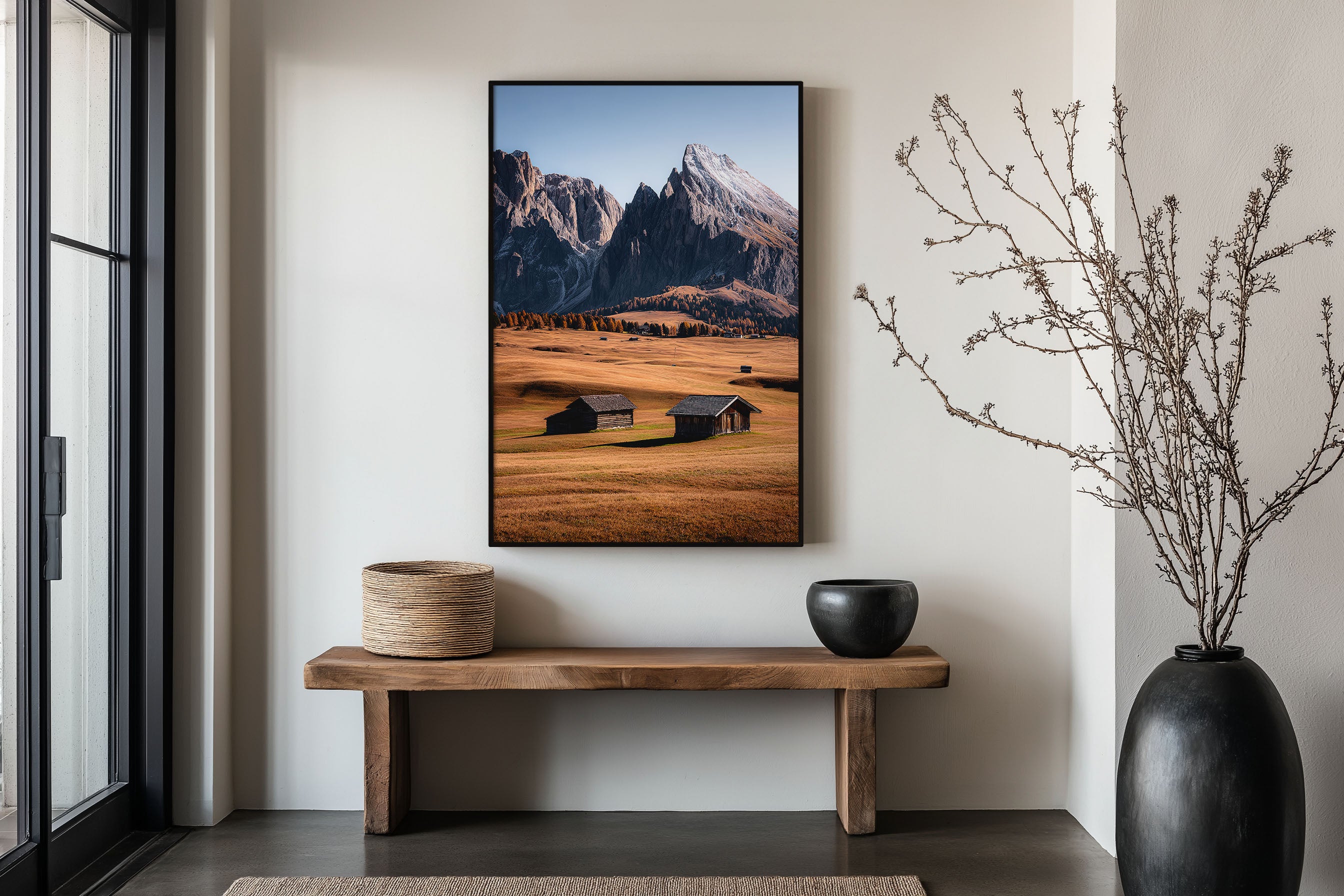 Alpe di Siusi Dolomites Print | Autumn Alpine Meadow Wall Art | South Tyrol Italy Photography