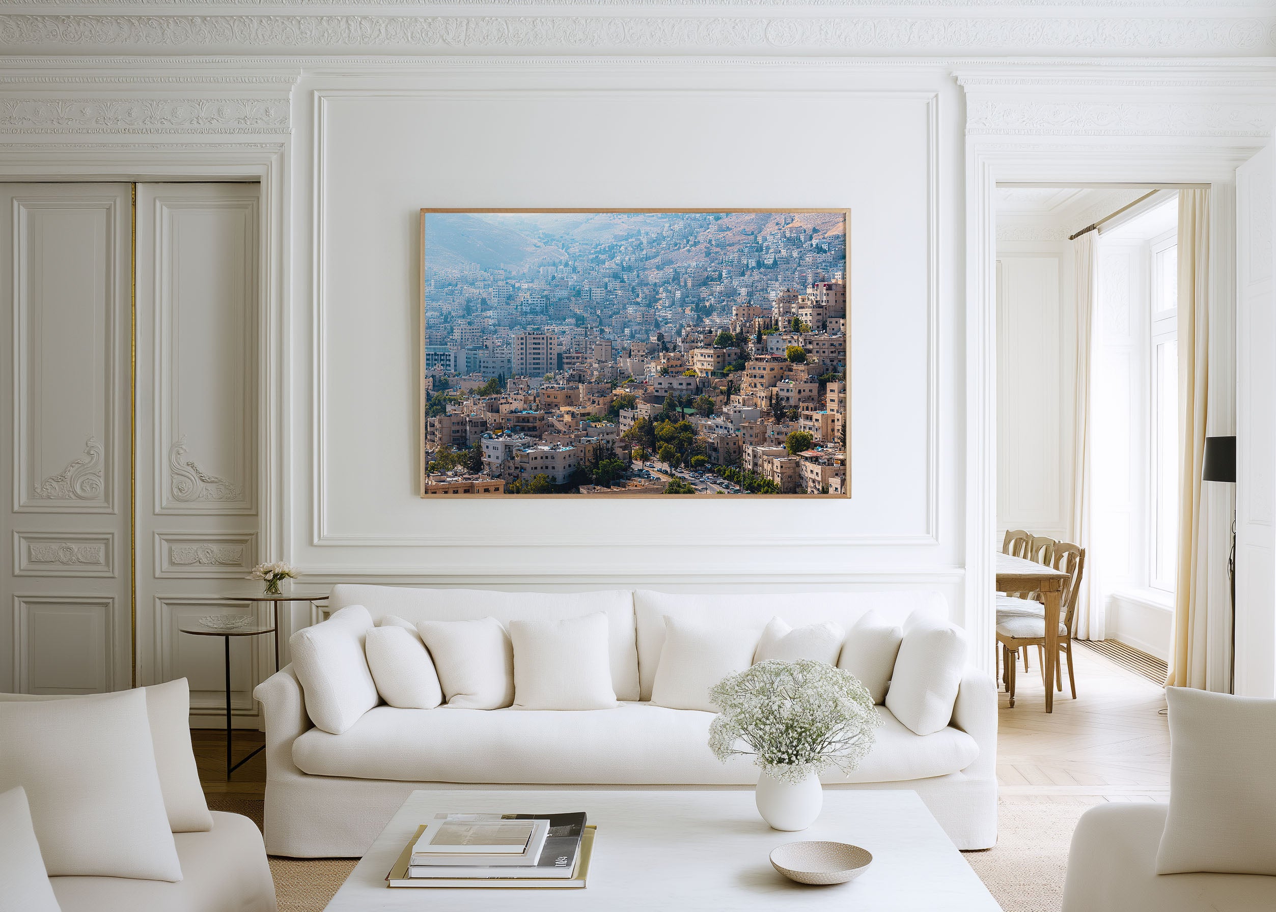 Amman Jordan Wall Art Print – Middle East Hillside City