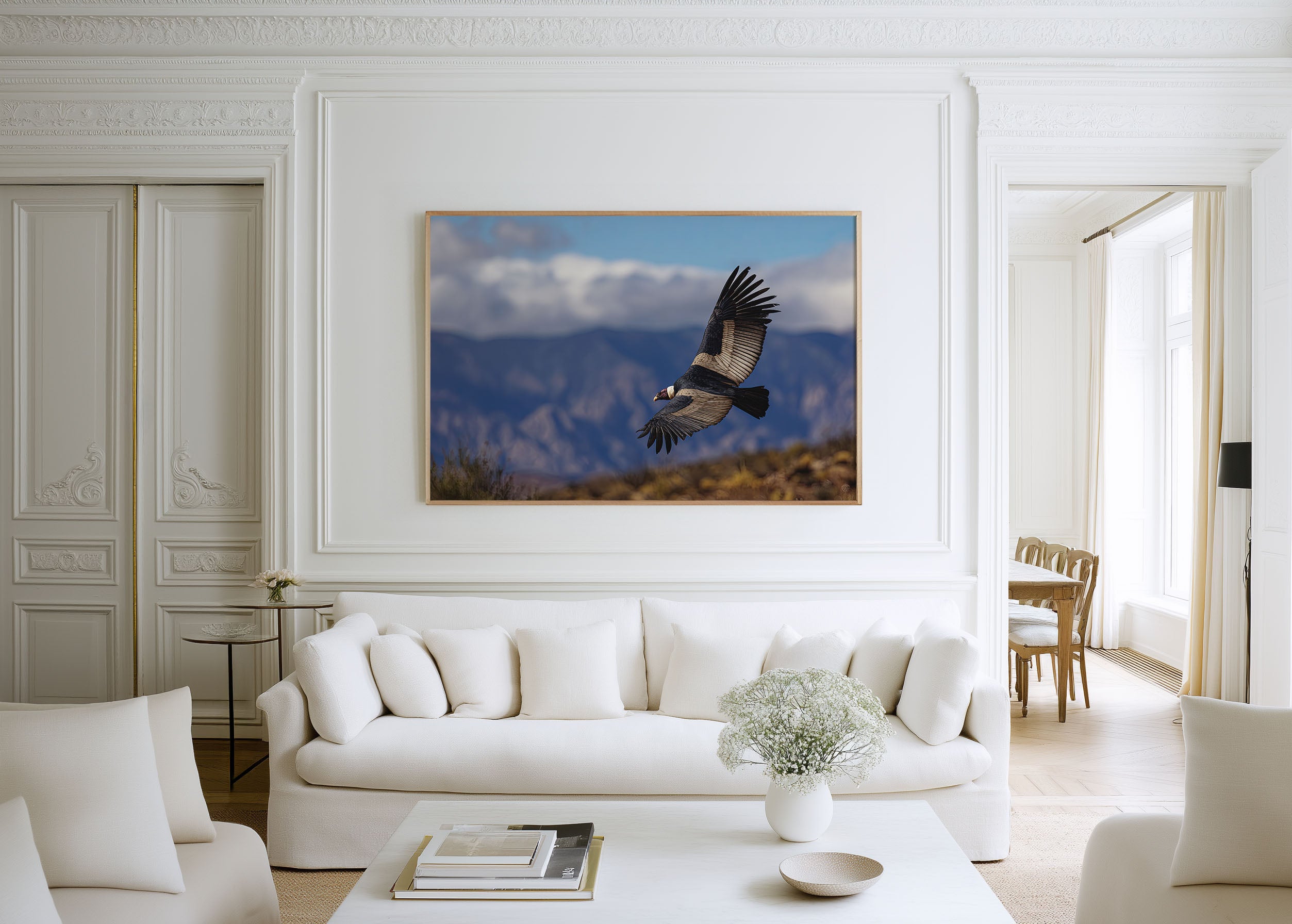 Andean Condor Wall Art – Patagonian Sky Wildlife Photography Print
