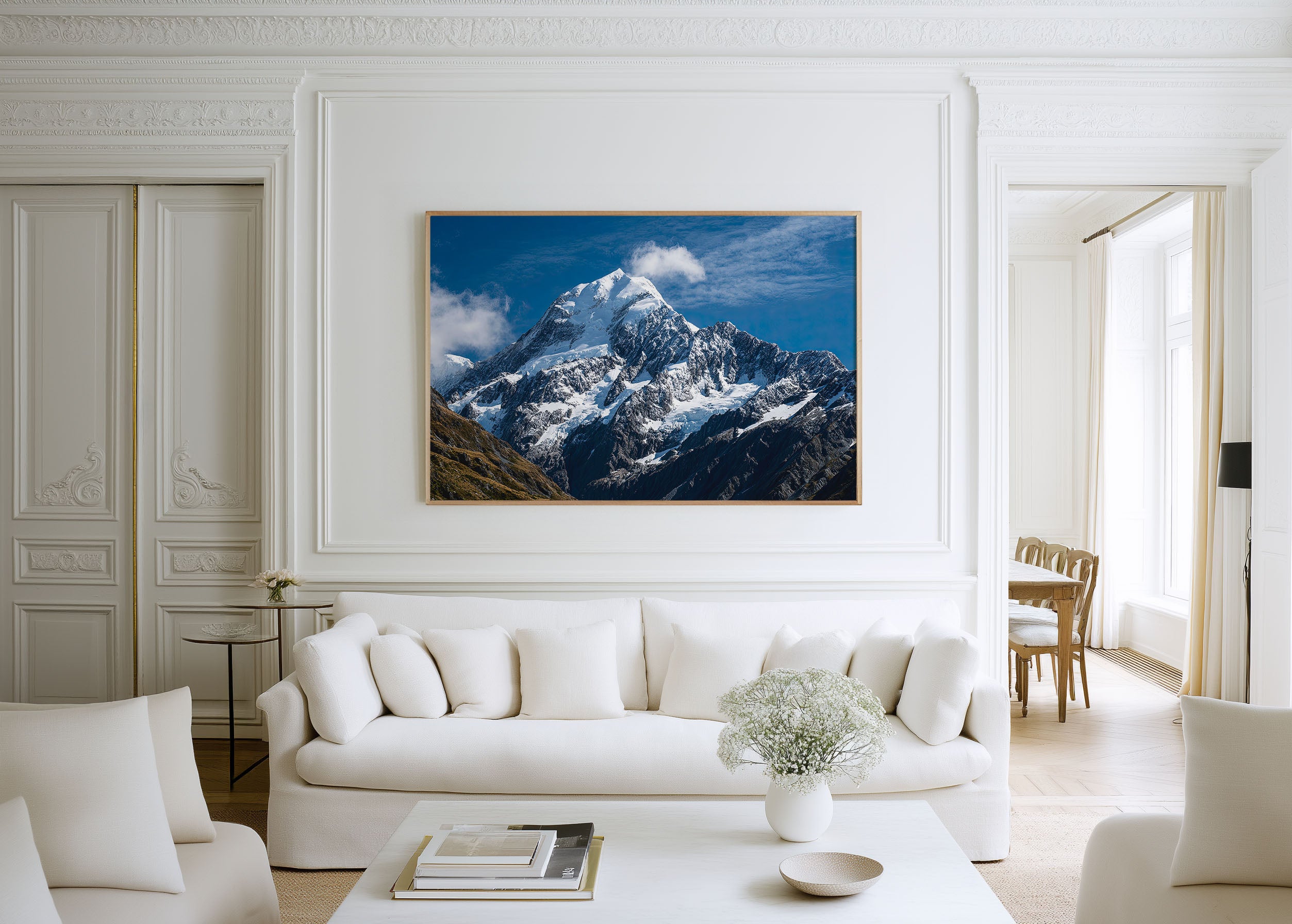 Aoraki Mount Cook Wall Art Print | New Zealand Southern Alps