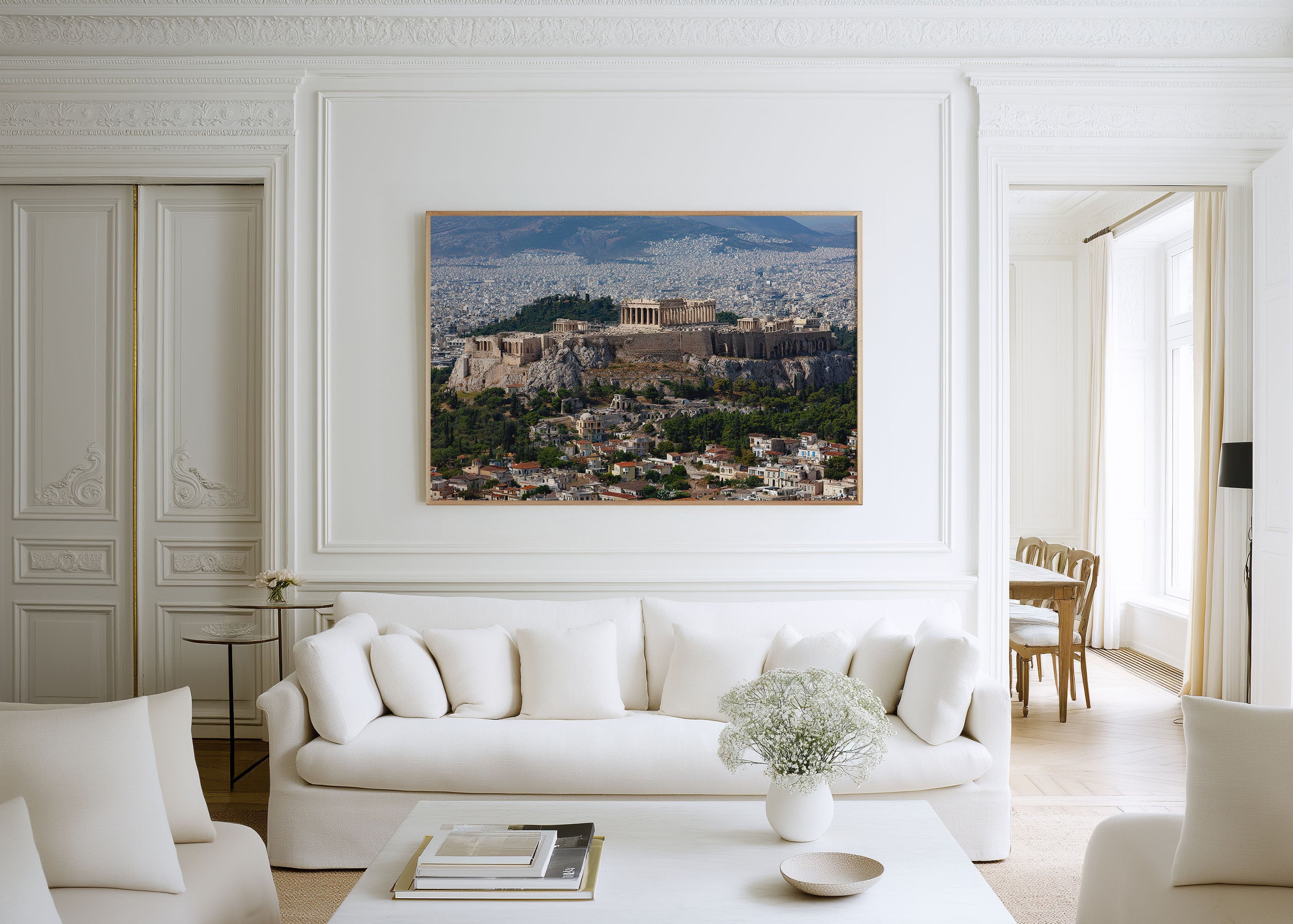Athens Acropolis Wall Art Print | Greece Ancient Ruins Poster