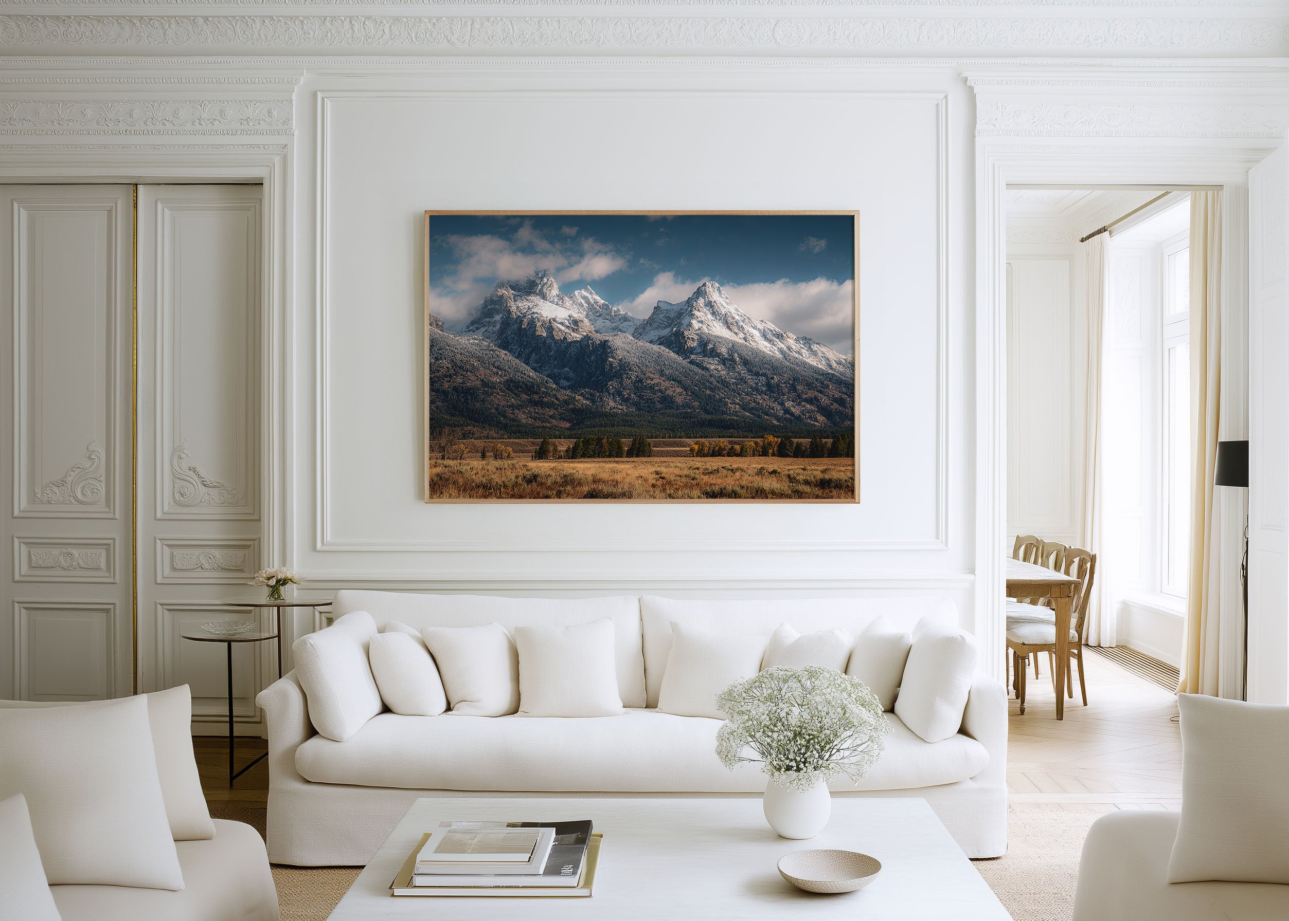 Grand Teton Mountains Wall Art | Wyoming Landscape Print