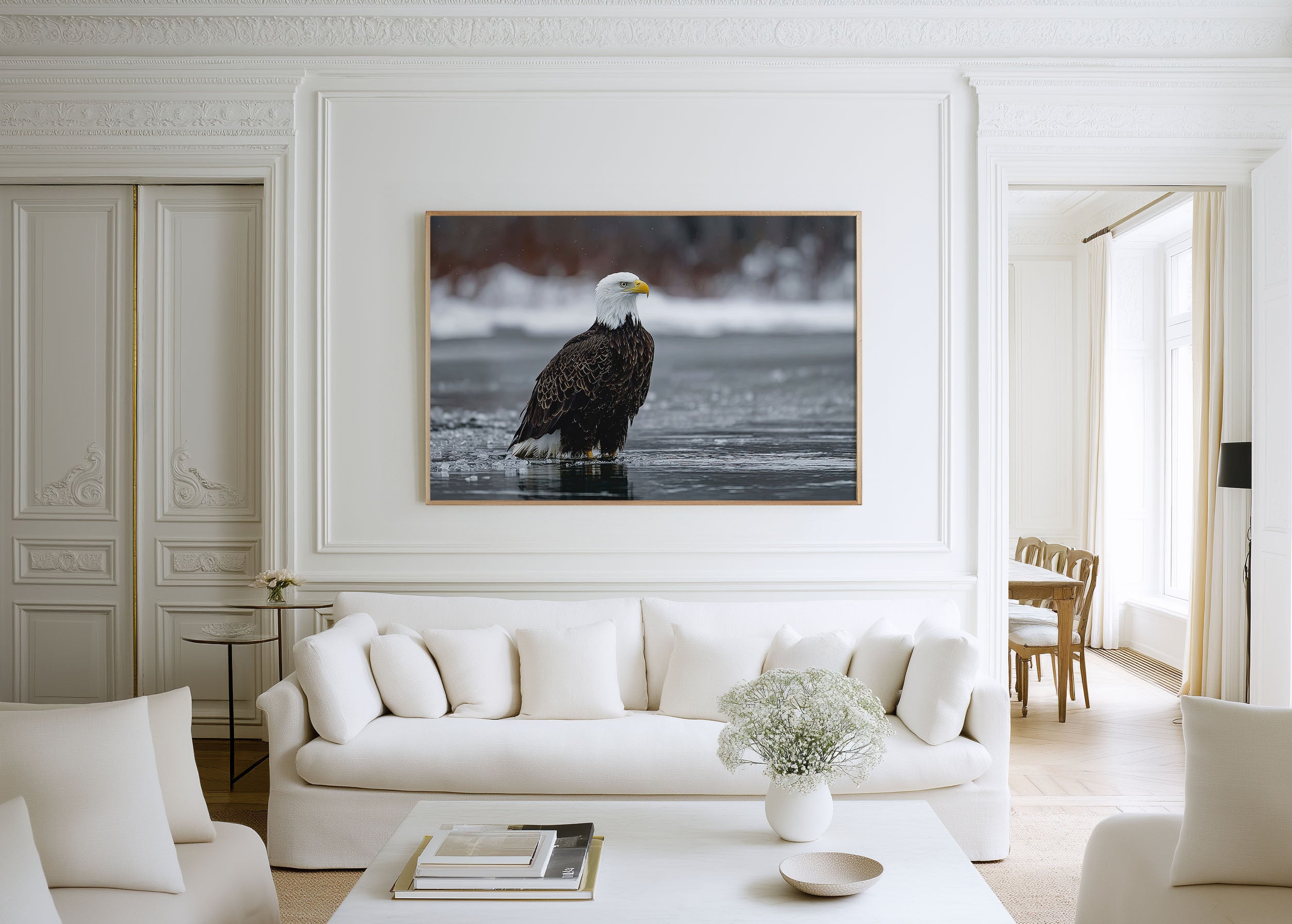 Bald Eagle Wall Art – Winter Wildlife Photography Print
