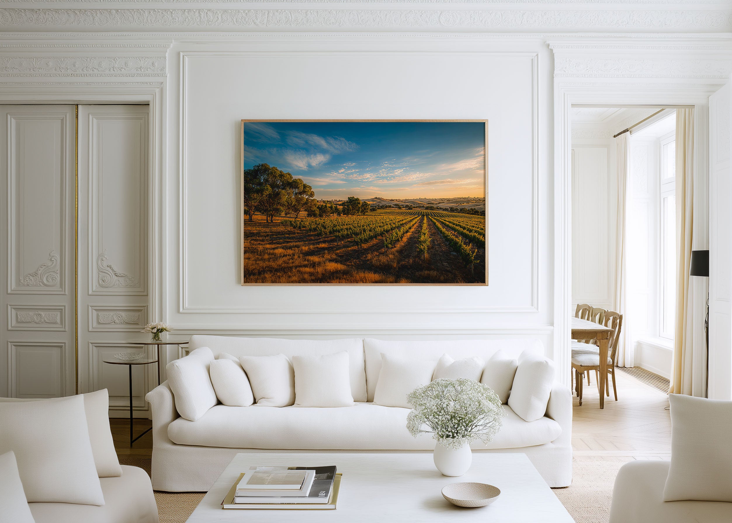 Barossa Valley Vineyard Wall Art Print | Australia Wine Country